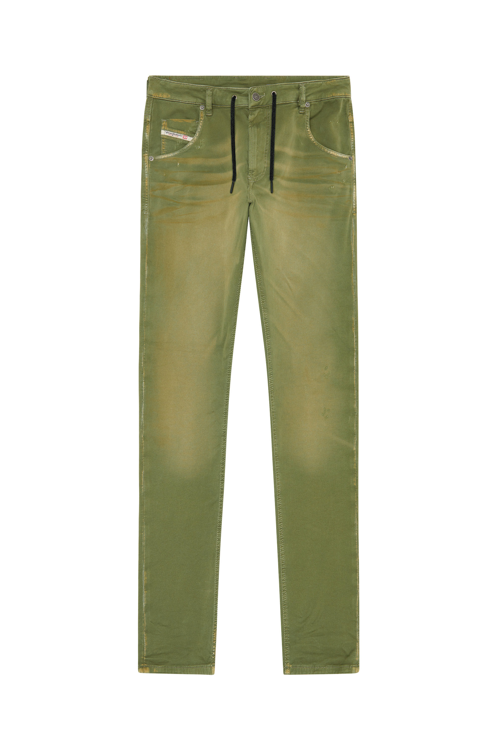 Diesel - Tapered 2030 D-Krooley Joggjeans® 09E98, Male's Tapered 2030 D-Krooley Joggjeans® in Green - 2