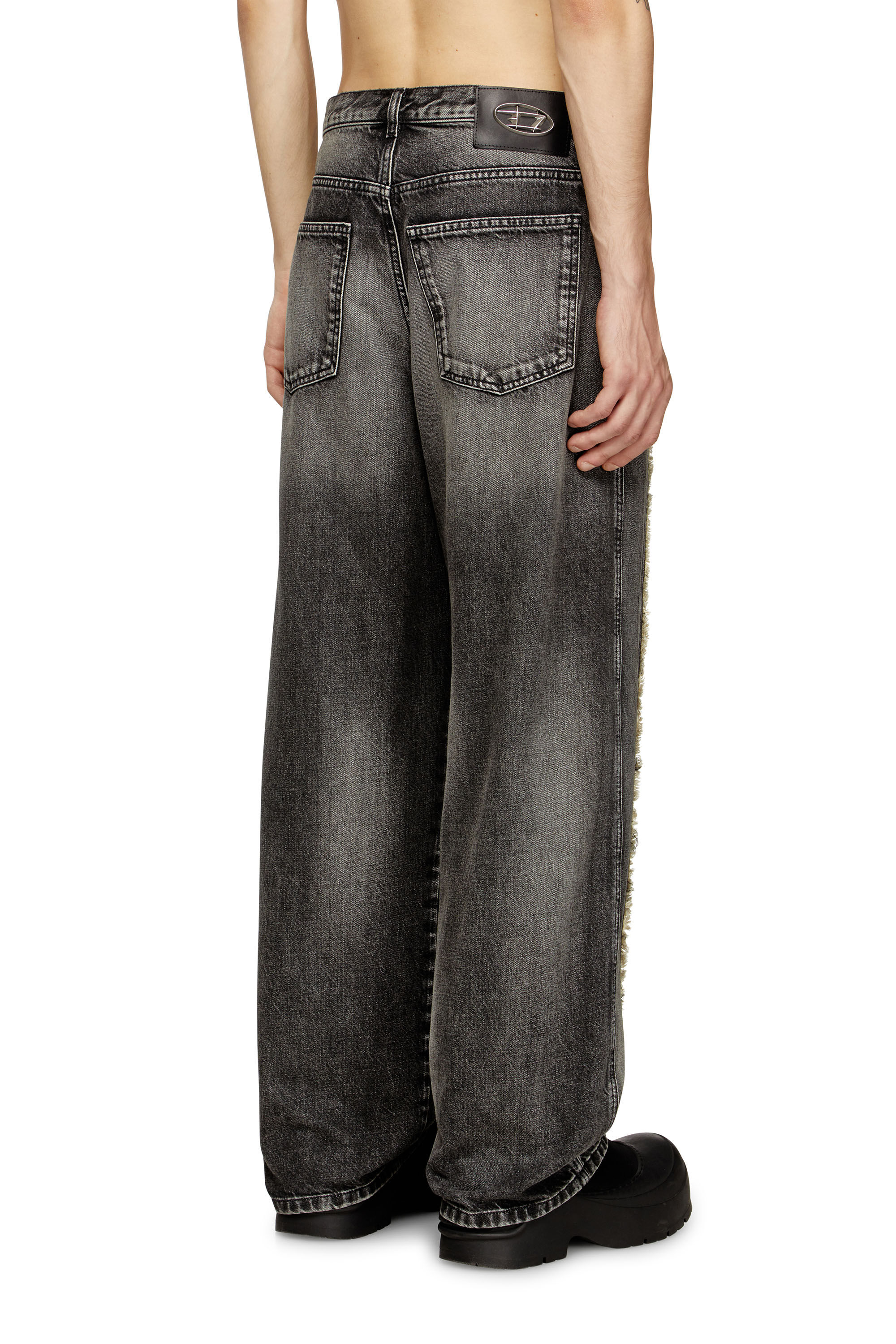 Diesel - Unisex's Straight Jeans D-ThugClub 0BEBT, Black/Dark grey - 5