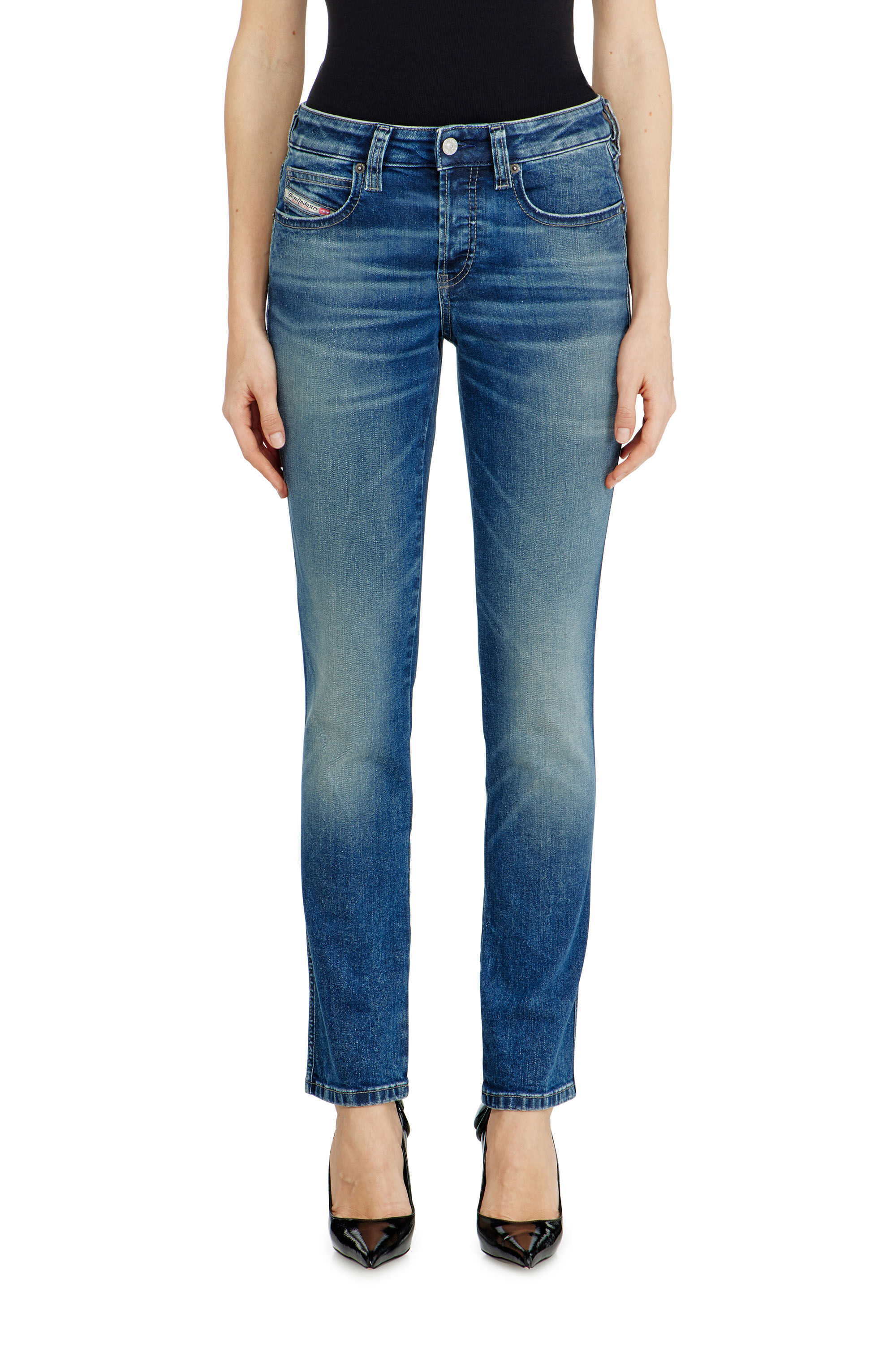 Diesel - Slim Jeans 1992 D-Jiann 0DBEE Femme, Bleu moyen - Image 4