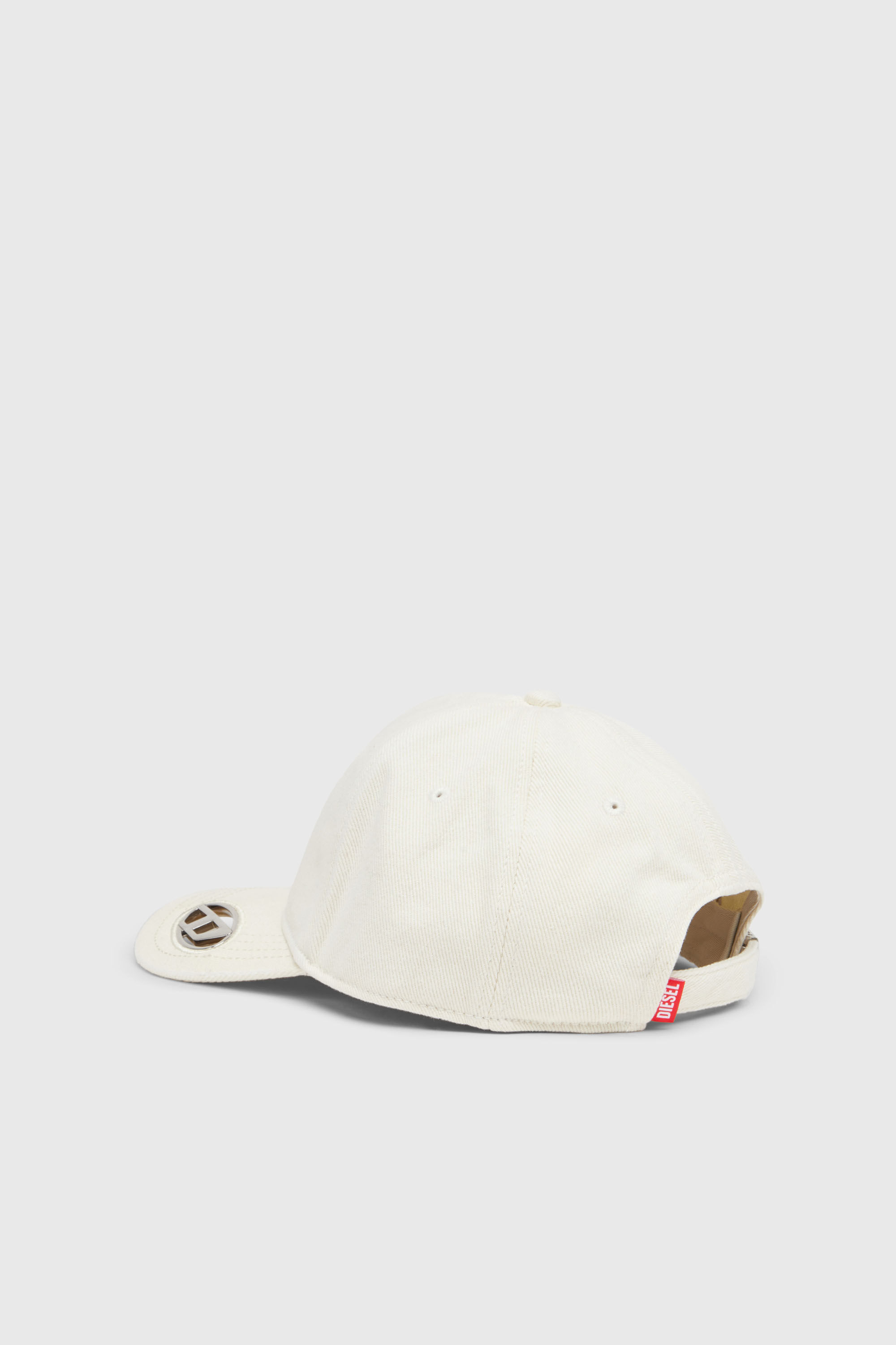 Men's Baseball cap with oval D plaque | Diesel C-PLAK