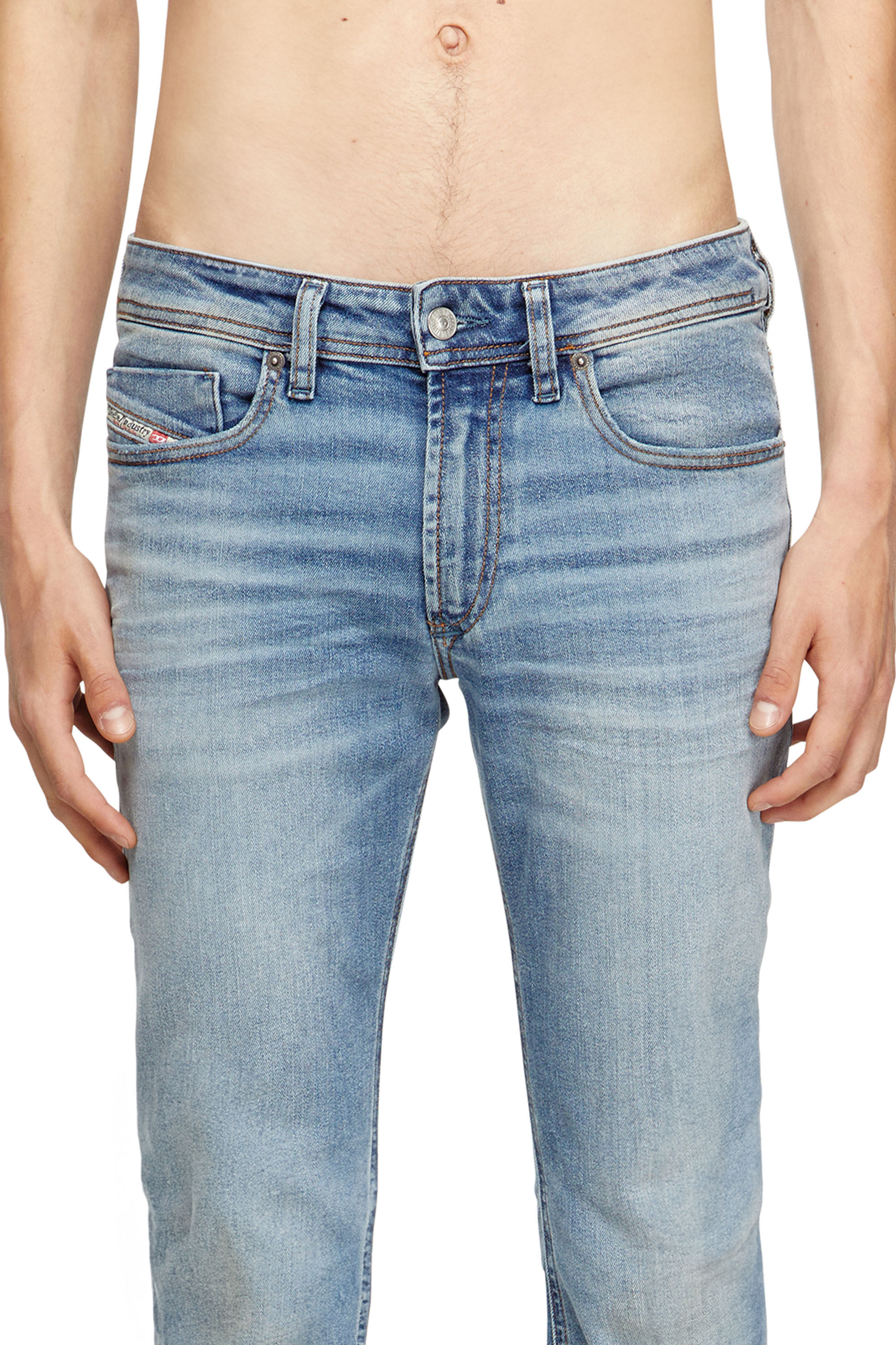 Diesel - Male's Skinny Jeans 1979 Sleenker 0DBDQ, Light Blue - 5