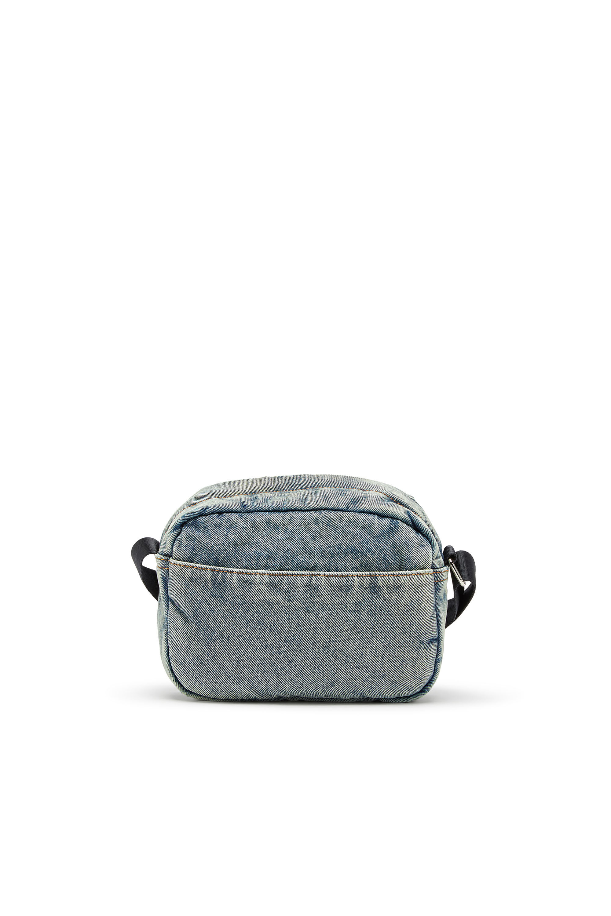 Diesel - RAVE CAMERA BAG X, Rave-Sac caméra en denim solarisé Homme in Bleu - 3