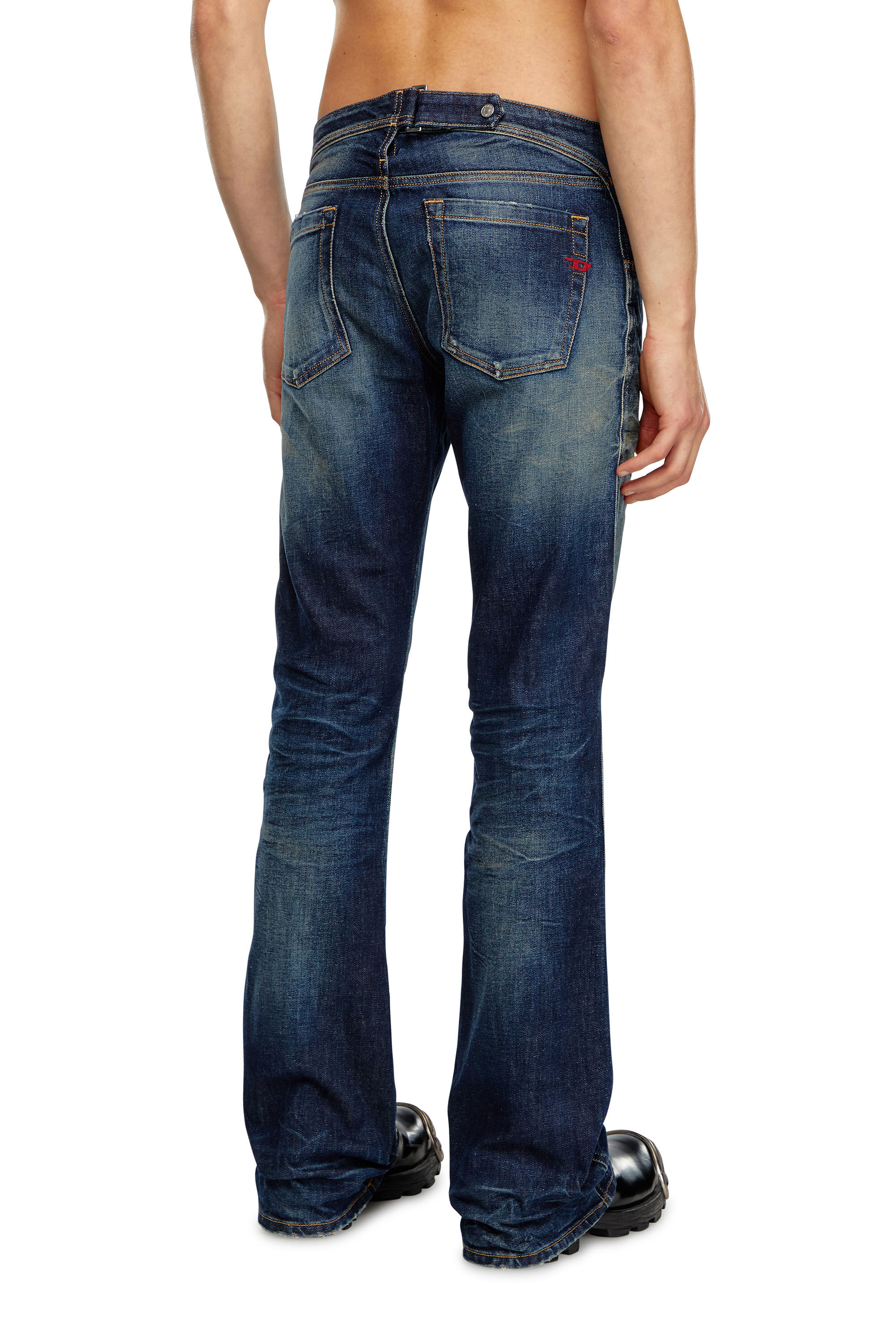 Diesel - Bootcut Jeans D-Backler 09H79 Homme, Bleu Foncé - Image 4