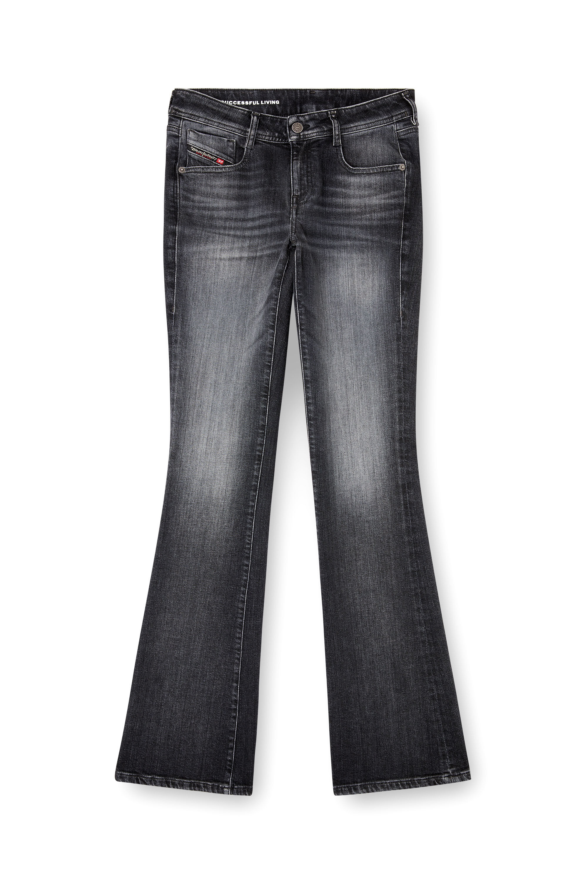 Diesel - Female's Bootcut Jeans 1969 D-Ebbey 09L98, Black/Dark Grey - 2