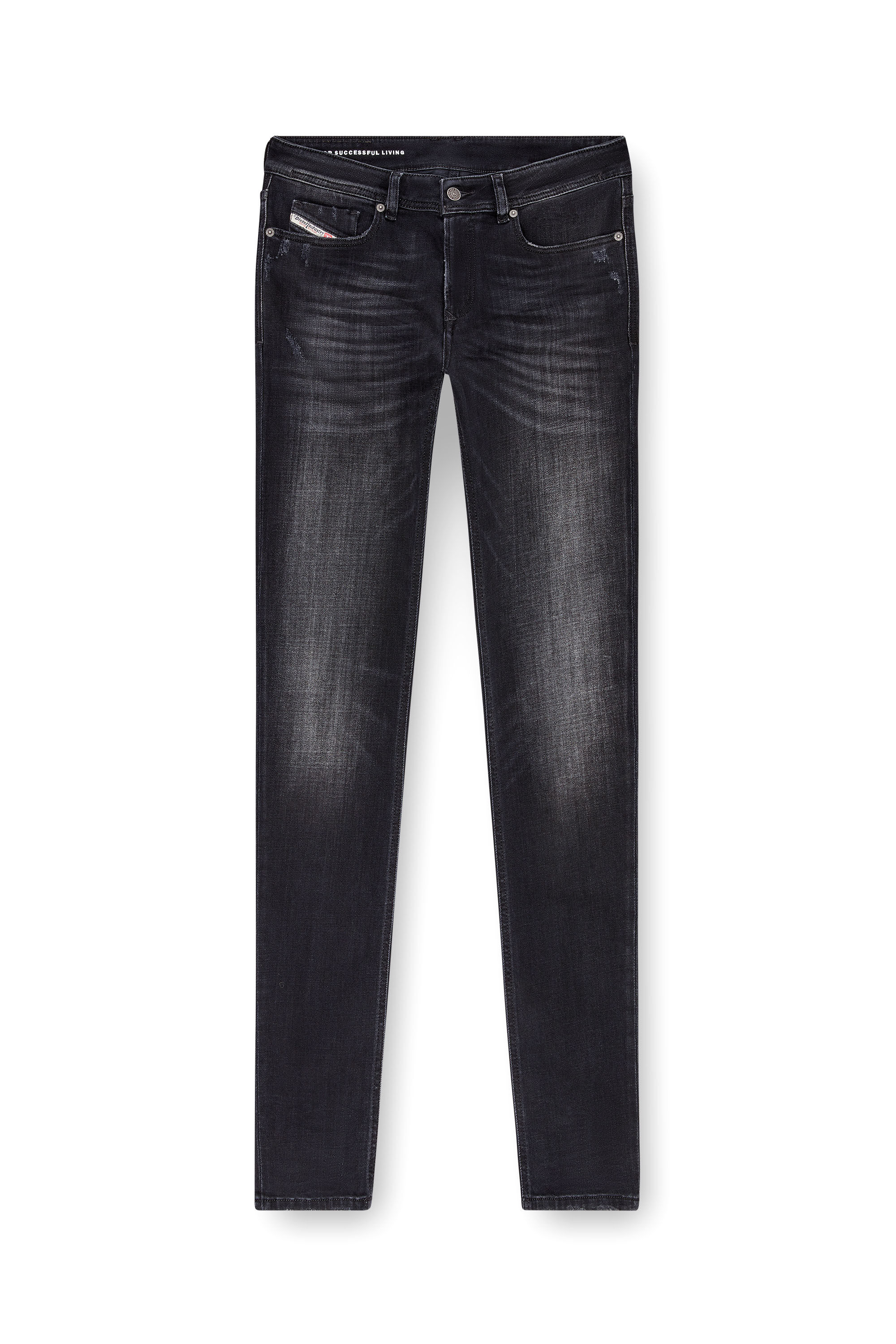 Diesel - Male's Skinny Jeans 1979 Sleenker 09K11, Black/Dark Grey - 2