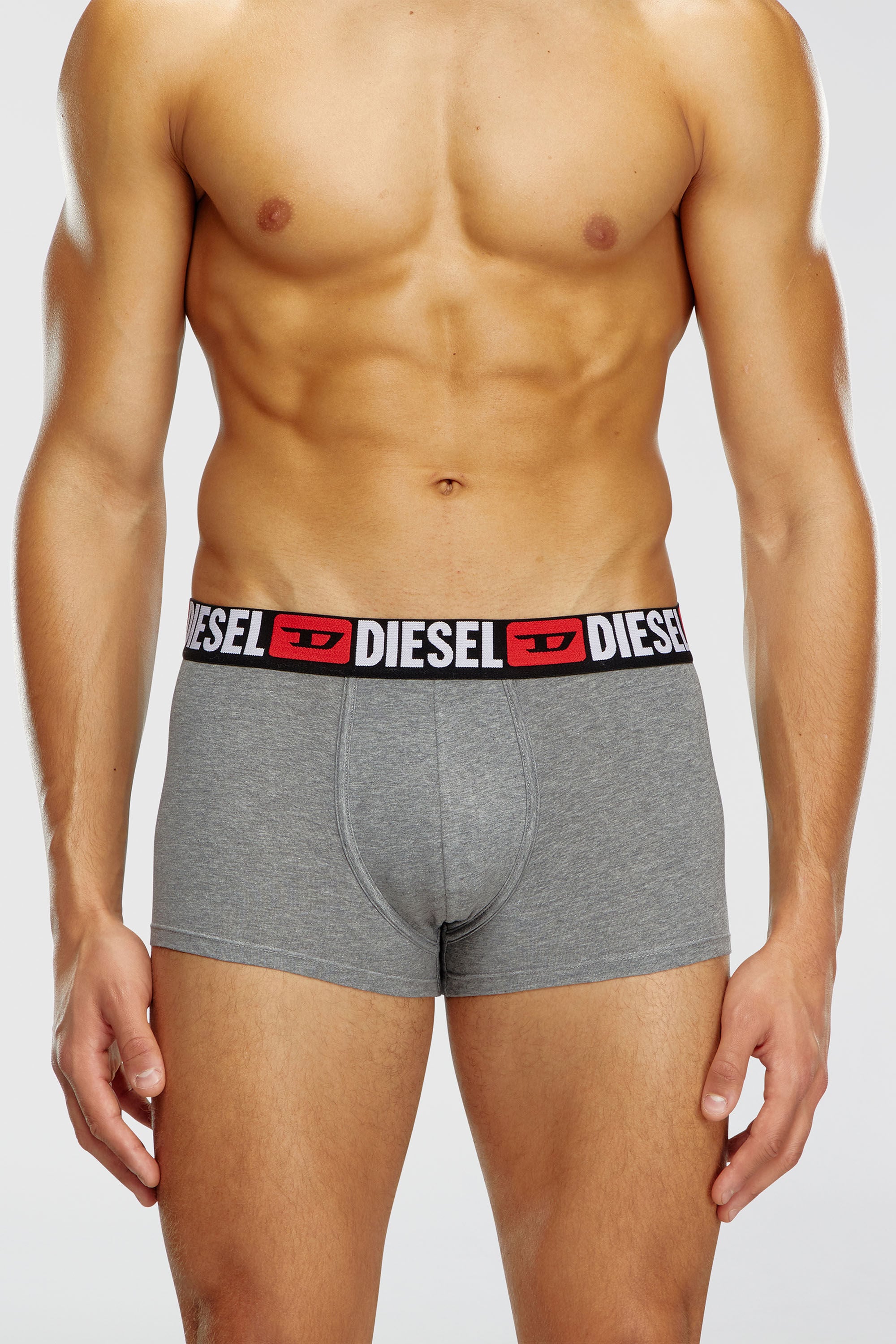 Diesel - UMBX-DAMIENTHREEPACK, Paquete de tres calzoncillos b&oacute;xer con logotipo en la cintura Hombre in Multicolor - 1