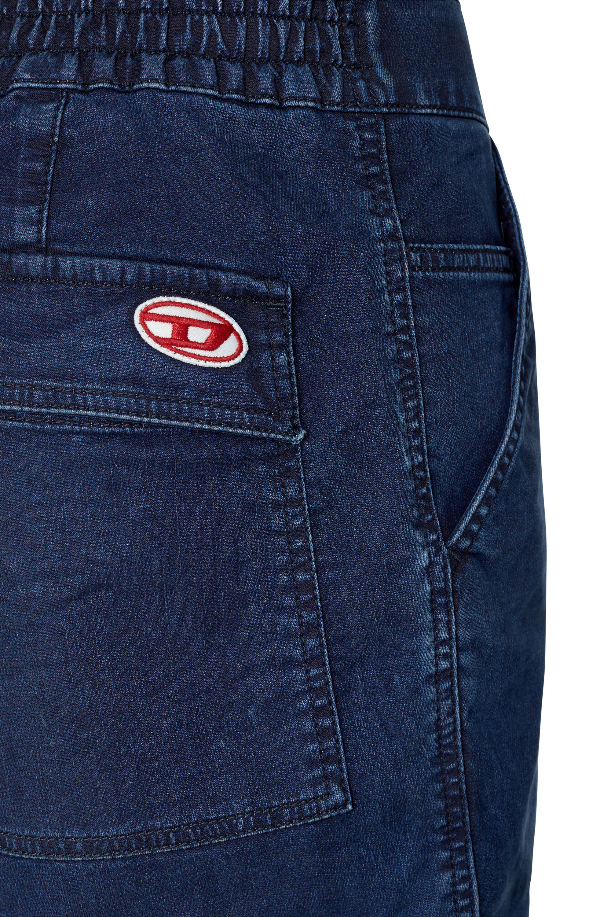Diesel - Tapered 2030 D-Krooley Joggjeans® 069ZJ, Male's Tapered 2030 D-Krooley Joggjeans® in Dark Blue - 6
