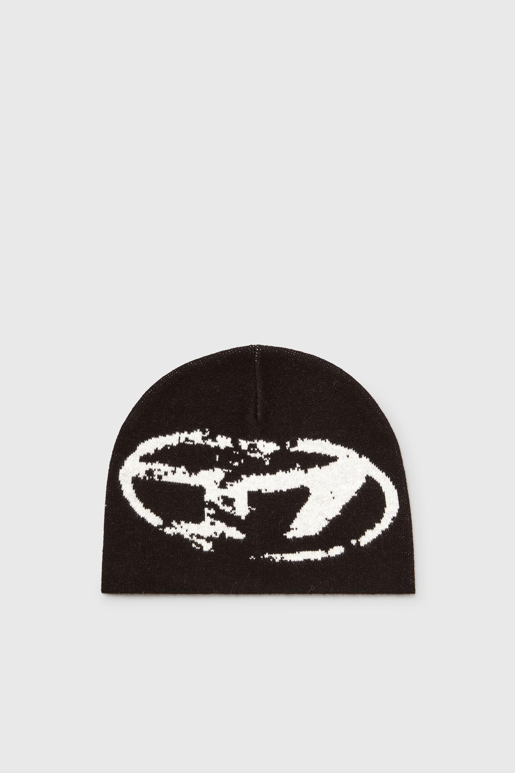 洗練されたデザイン　DIESEL K-APITAN CAP A24236 Women's Wool-blend beanie with Oval D logo | Black | Diesel