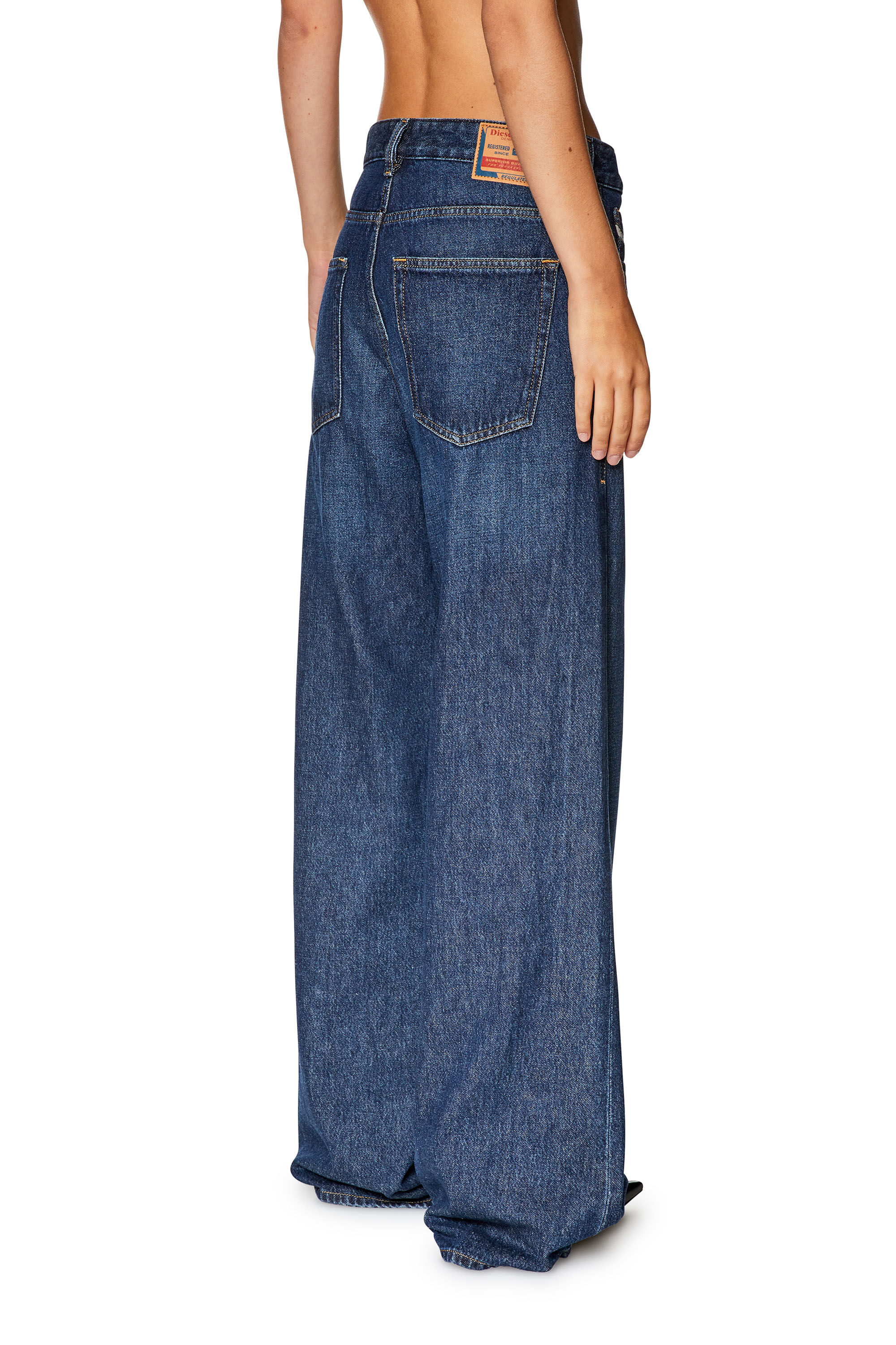 Diesel - Female's Relaxed Jeans 1996 D-Sire 09C03, Dark Blue - 4