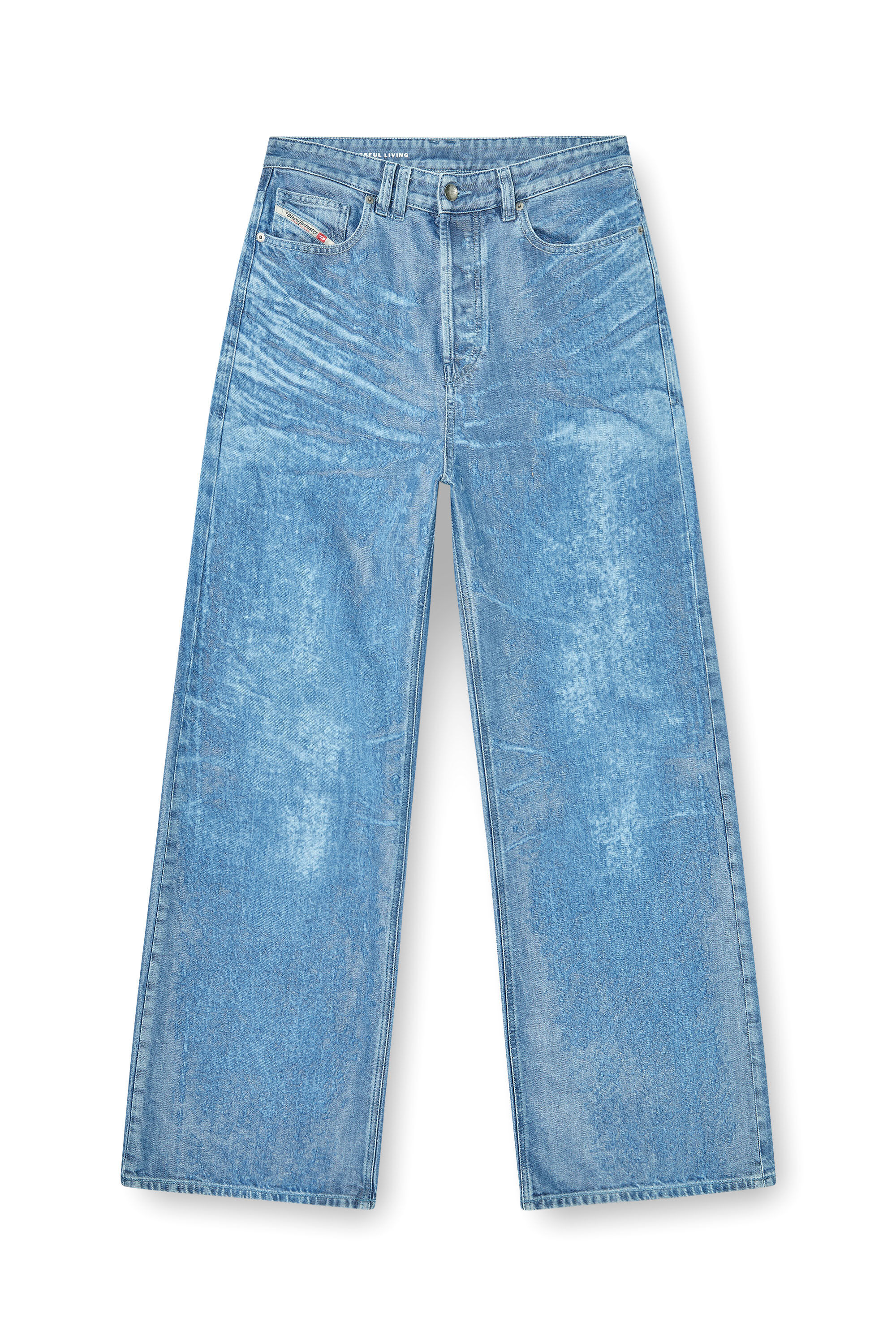 Diesel - Female's Relaxed Jeans 1996 D-Sire 09P23, Light Blue - 2