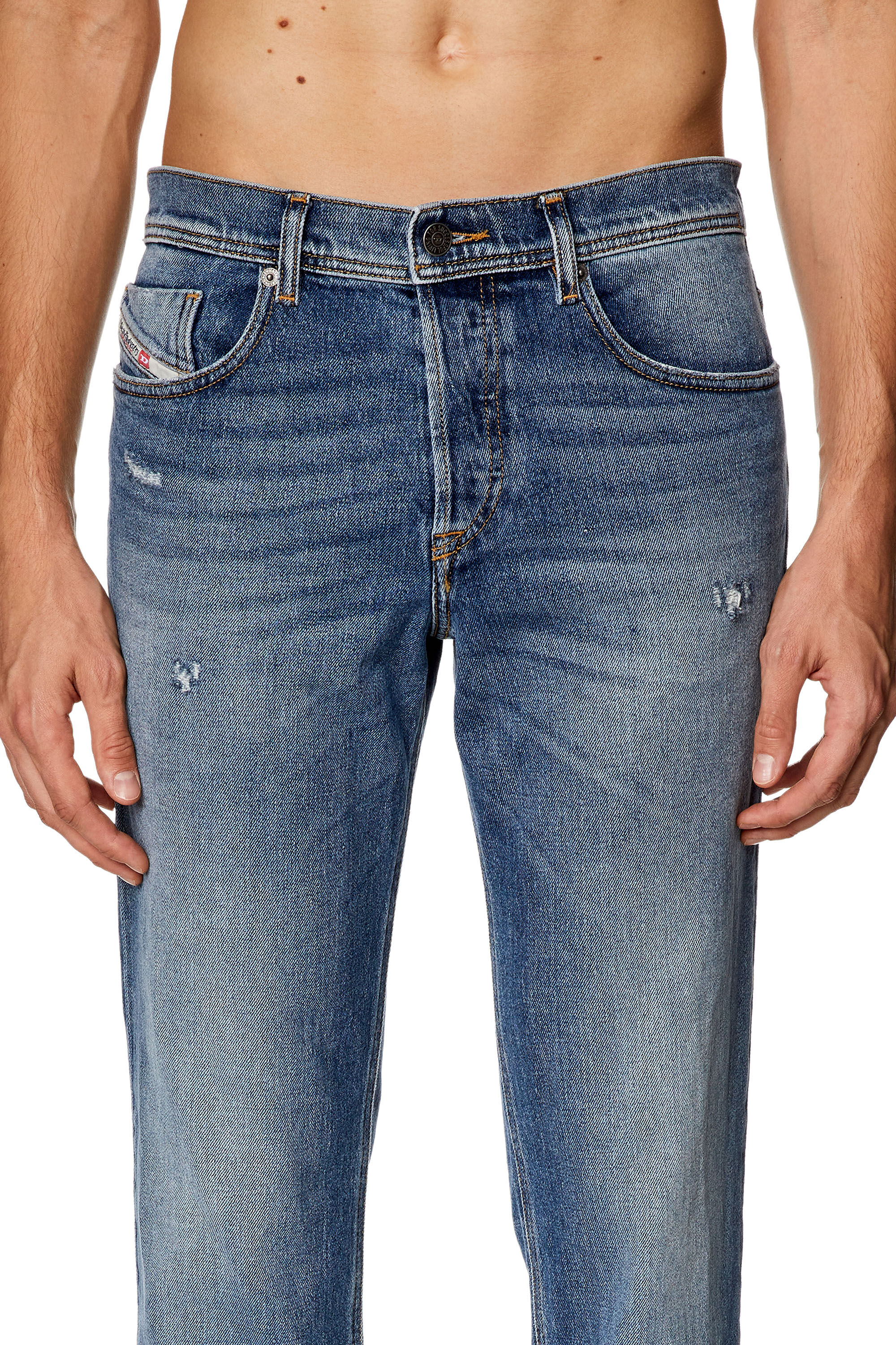 Diesel - Man's Regular Jeans 2023 D-Finitive 09I16, Medium blue - 5