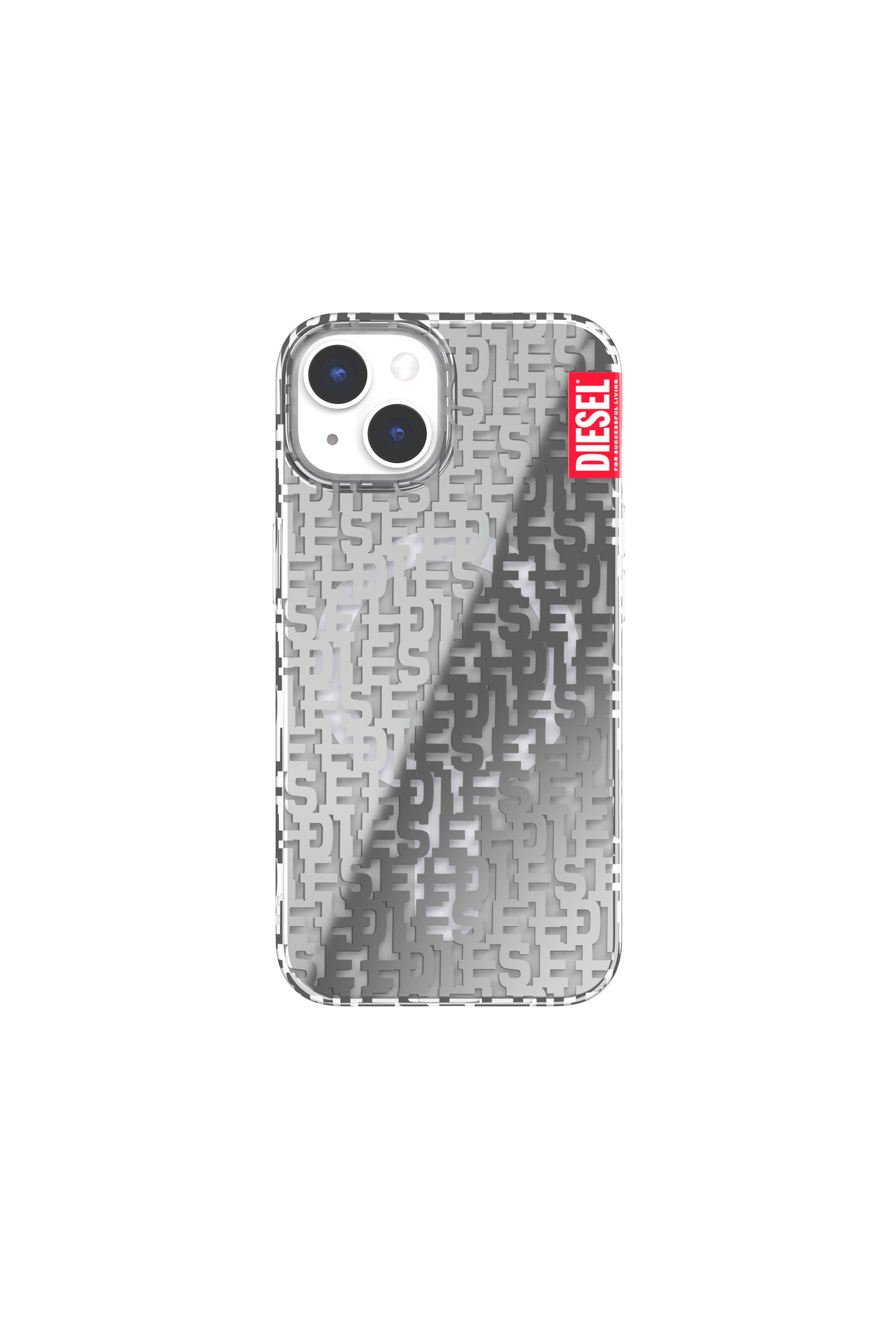 Diesel - 50297 MOULDED CASE, Coque monogram Magsafe for iPhone 14 Mixte in Gris - 2