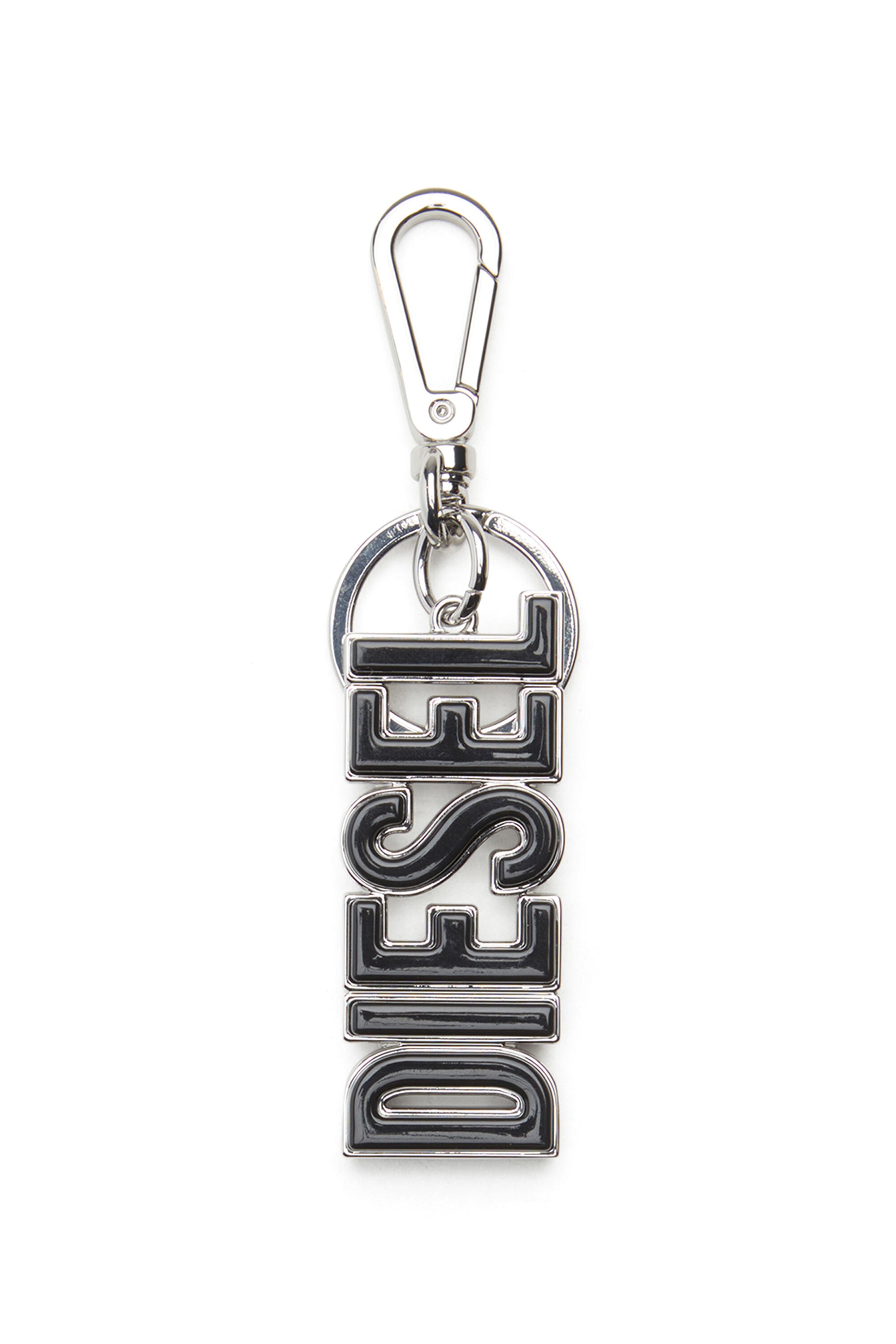 Men's Metal and resin DIESEL keyring | Black | Diesel CA
