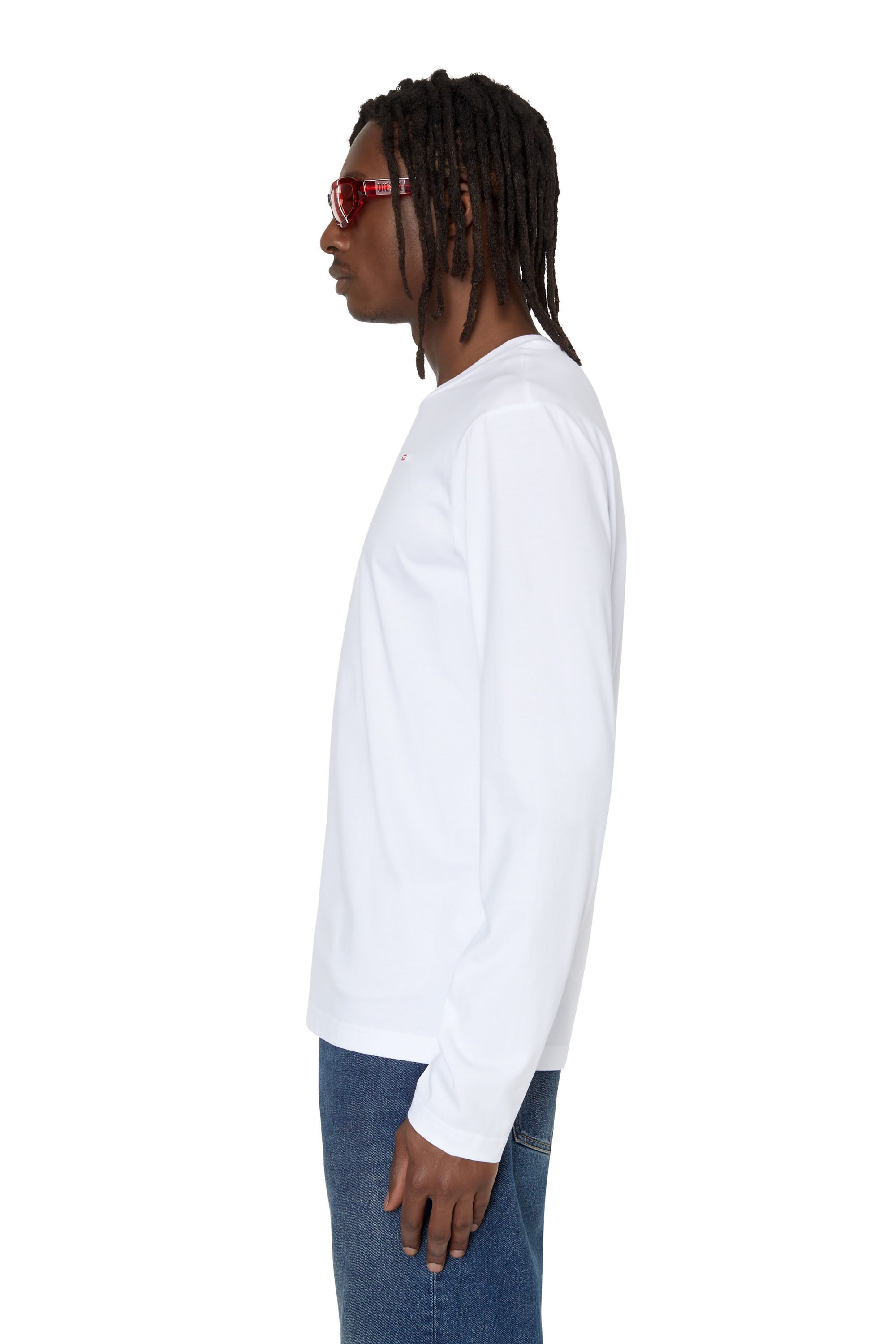 T-DIEGOR-LS-MICRODIV Man: Long-sleeve T-shirt with micro