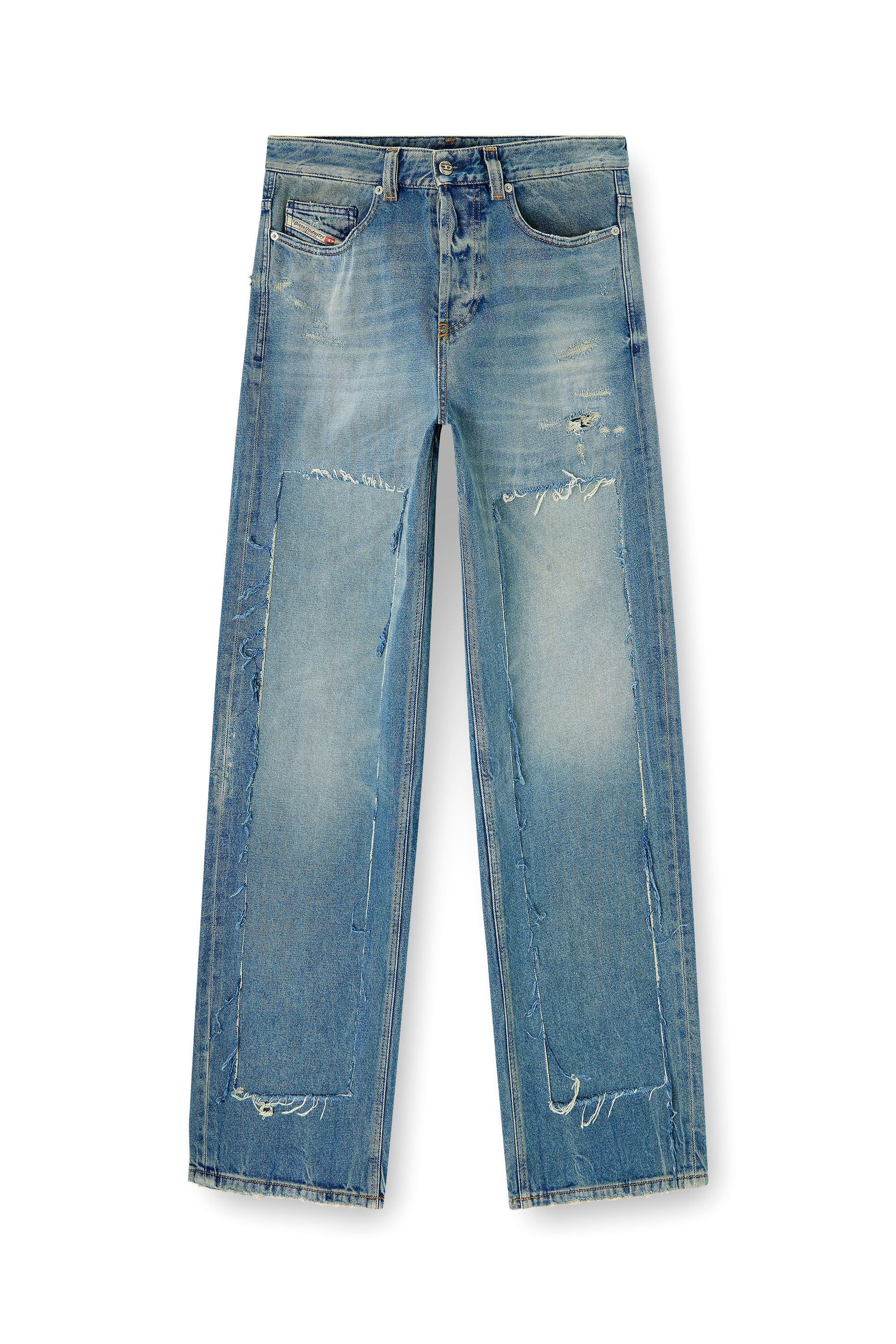 Men's Relaxed Jeans | Medium blue | Diesel 2001 D-Macro