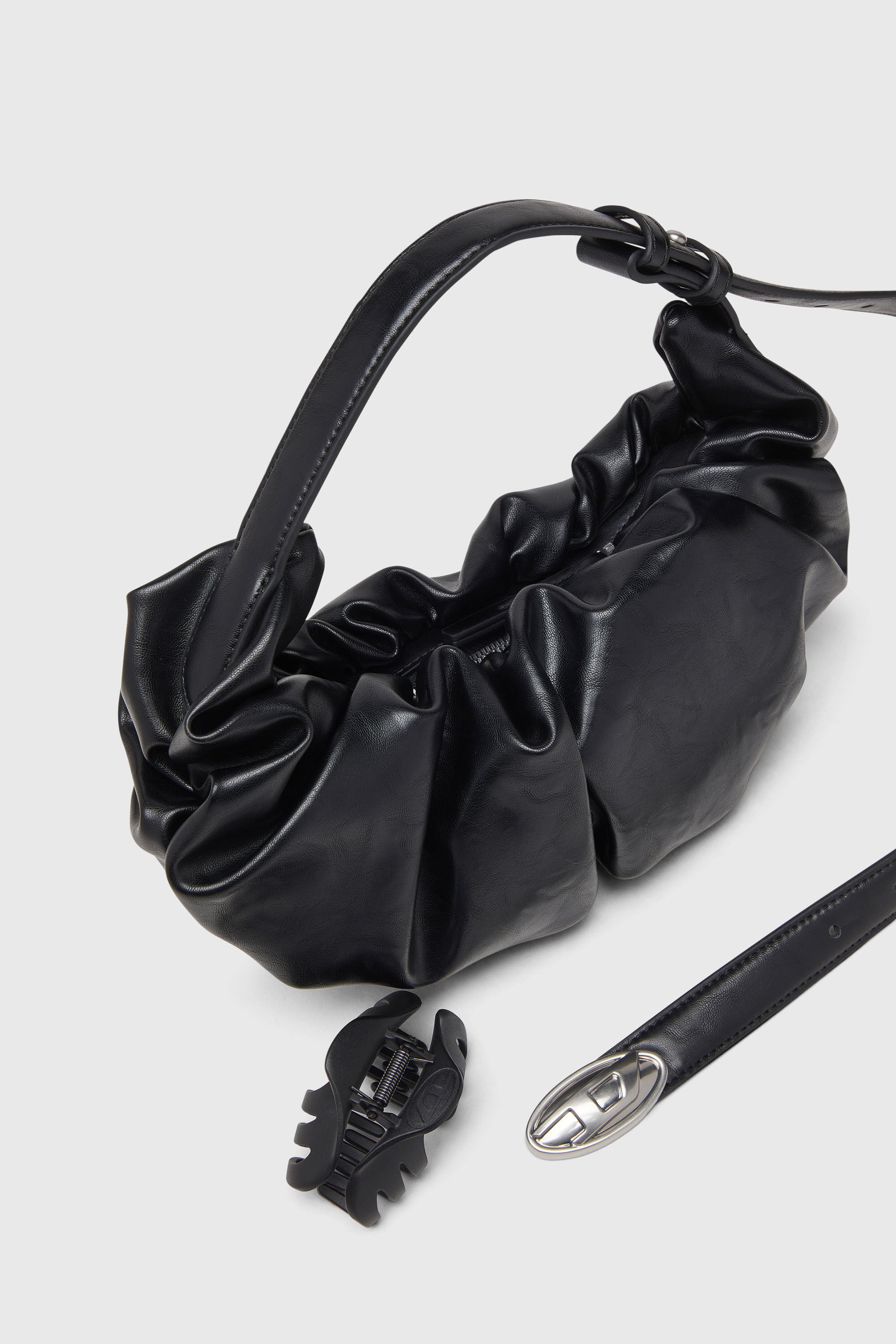 Small Scrunched Hobo Shoulder Bag: Grab-D S | Diesel® {{Country}}