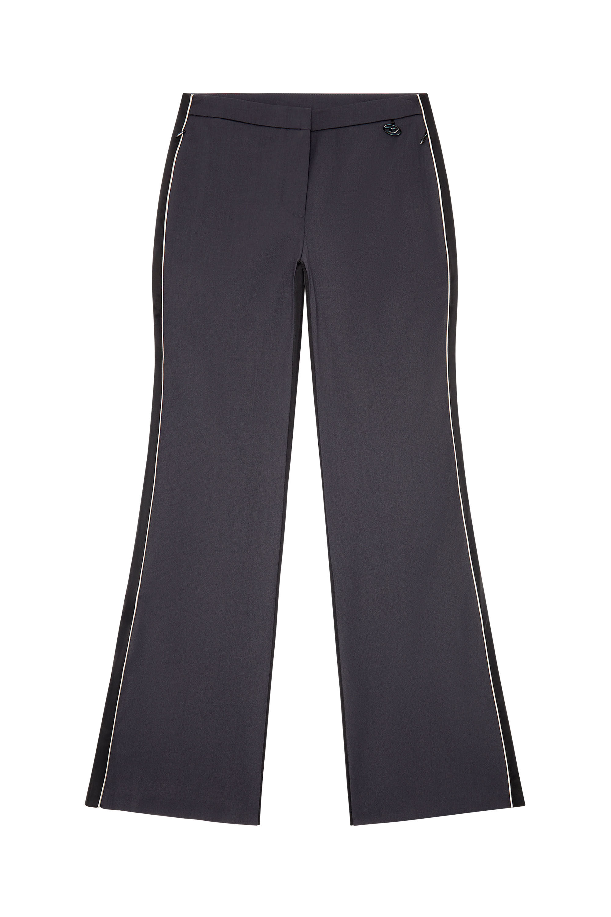 Women's Flared pants in wool blend and double knit