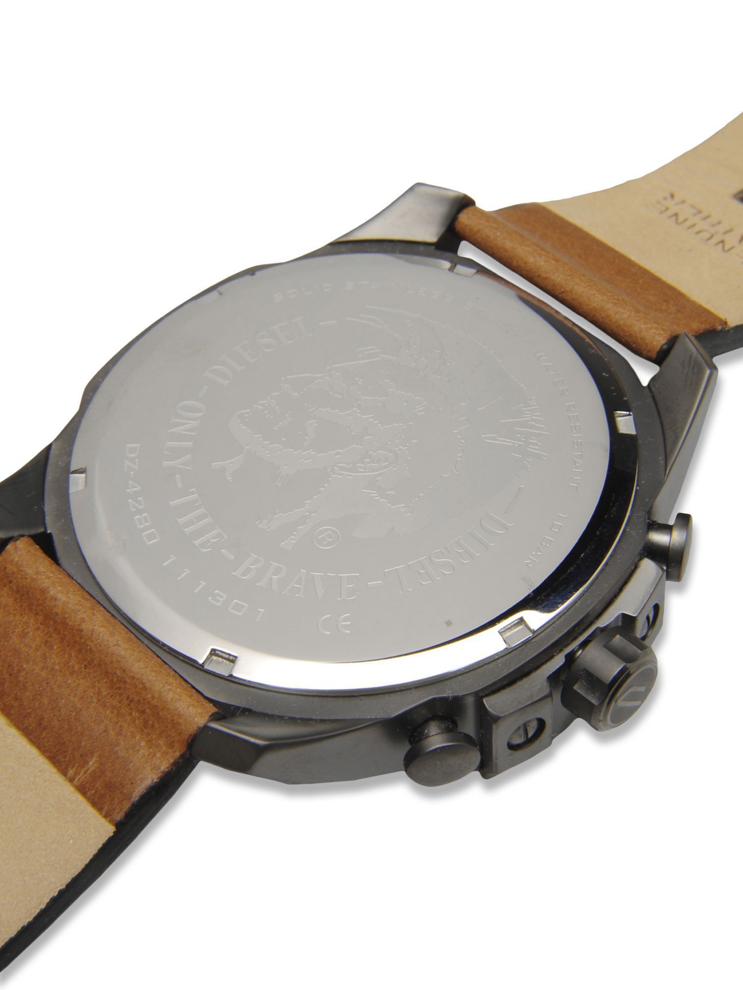 Diesel - DZ4280, Man's Quartz analog watch in Dark Beige - 4