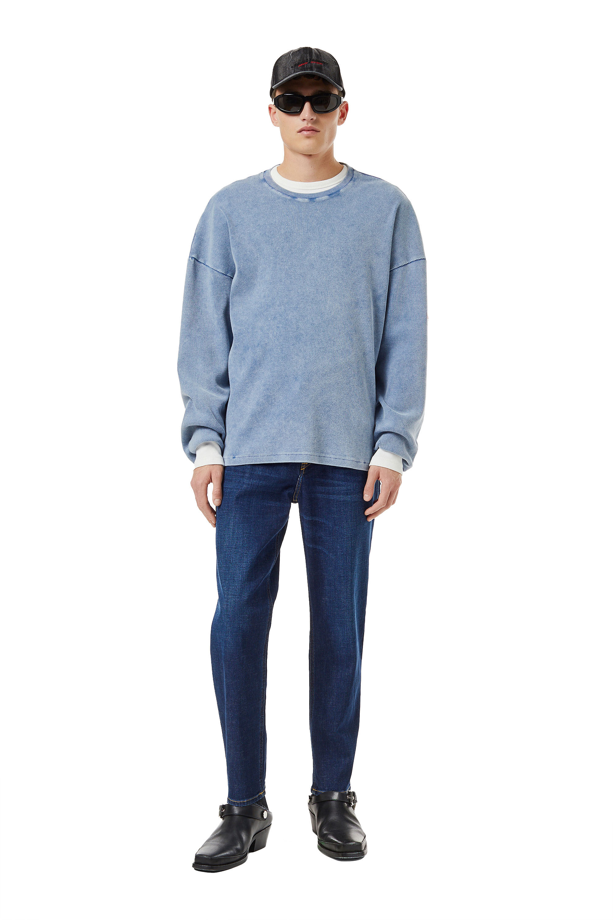 Diesel - Regular Jeans 2005 D-Fining 09B90 Homme, Bleu Foncé - Image 1