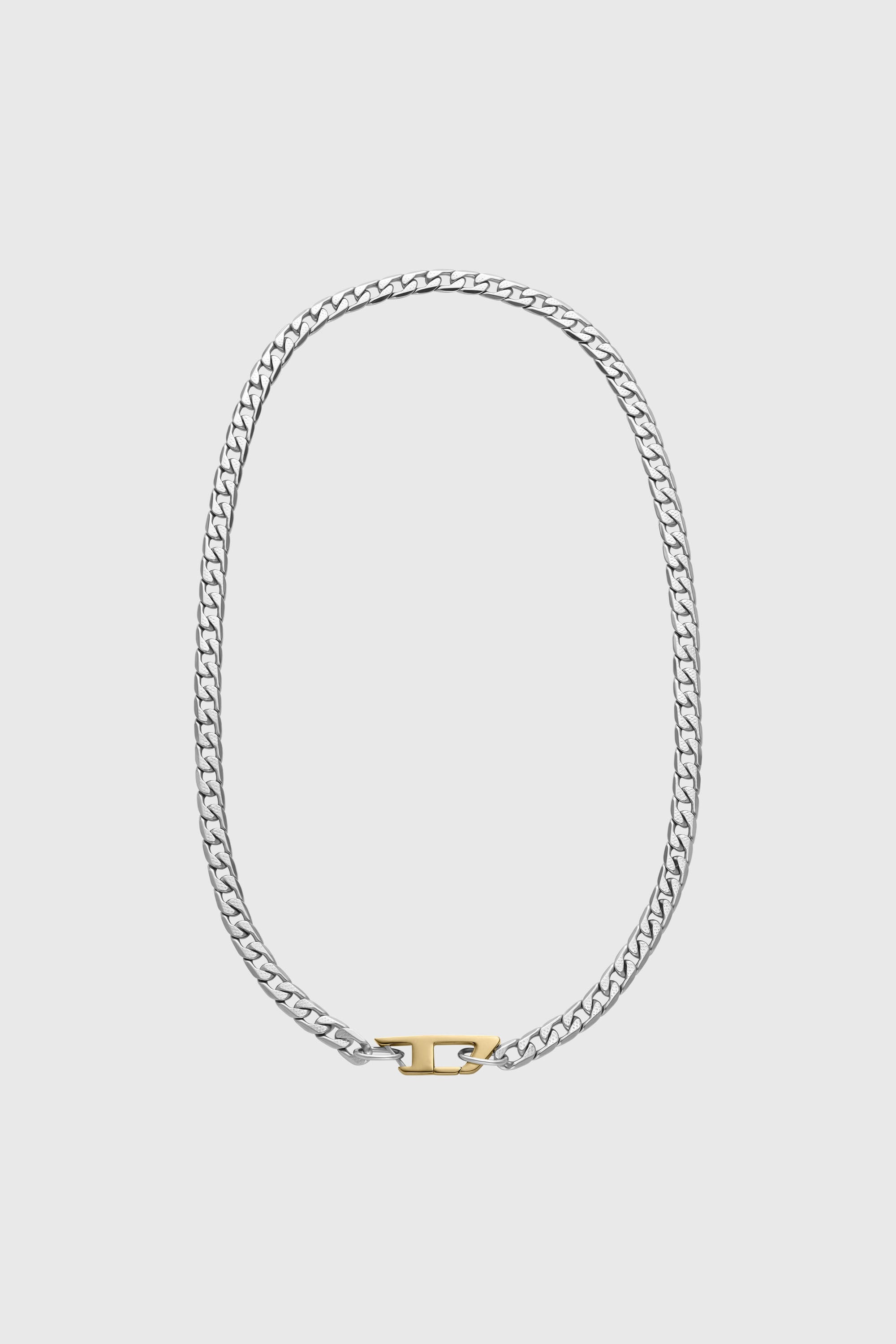 Diesel - DX1343, Collar de cadena de acero inoxidable Unisex in Plateado - 1