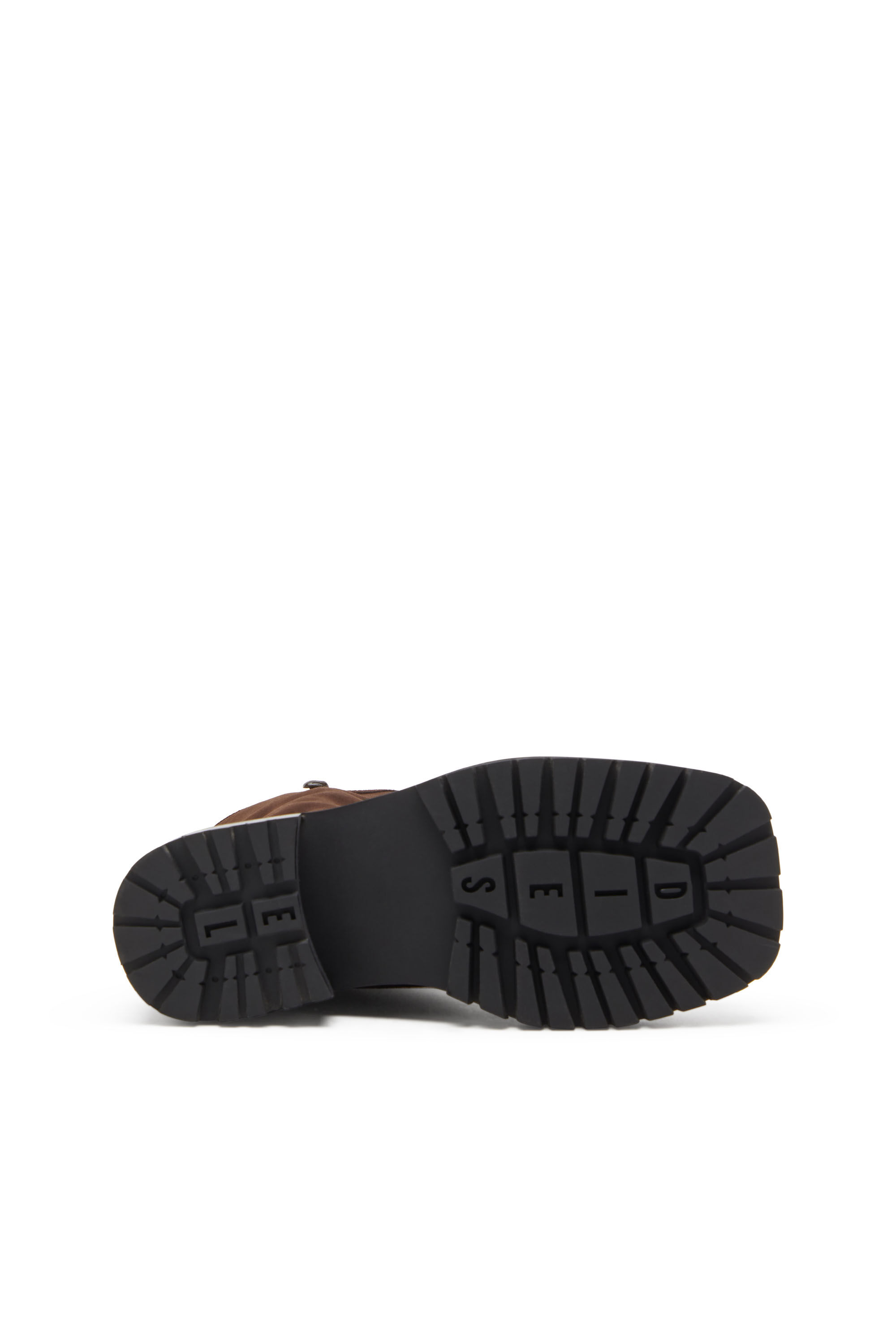 Men's D-Texan - Leather boots | Brown | Diesel MX