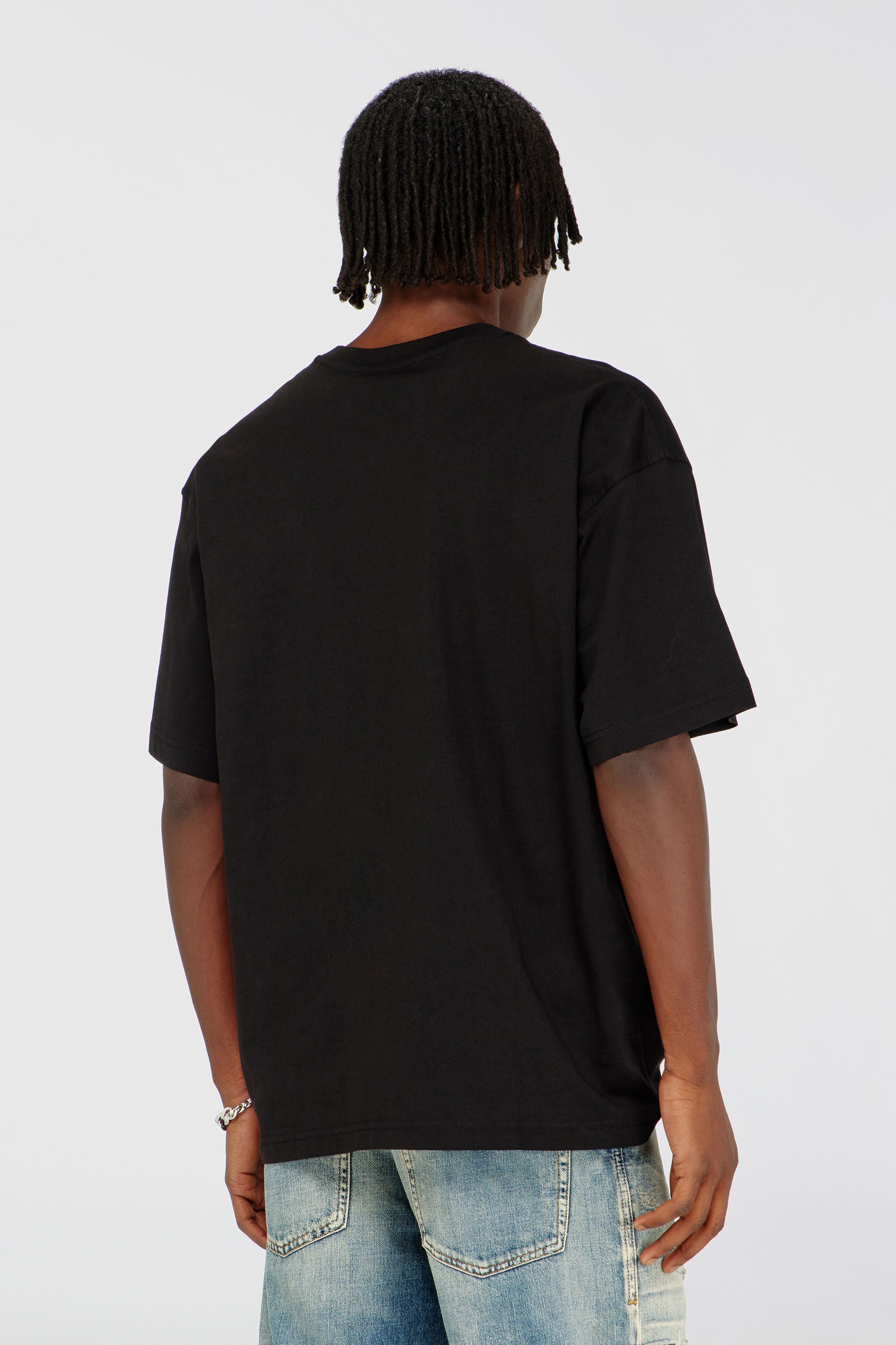 Diesel - T-BOXT-AA20, Male's Cotton T-shirt with Diesel logo print in Red/Black - 4