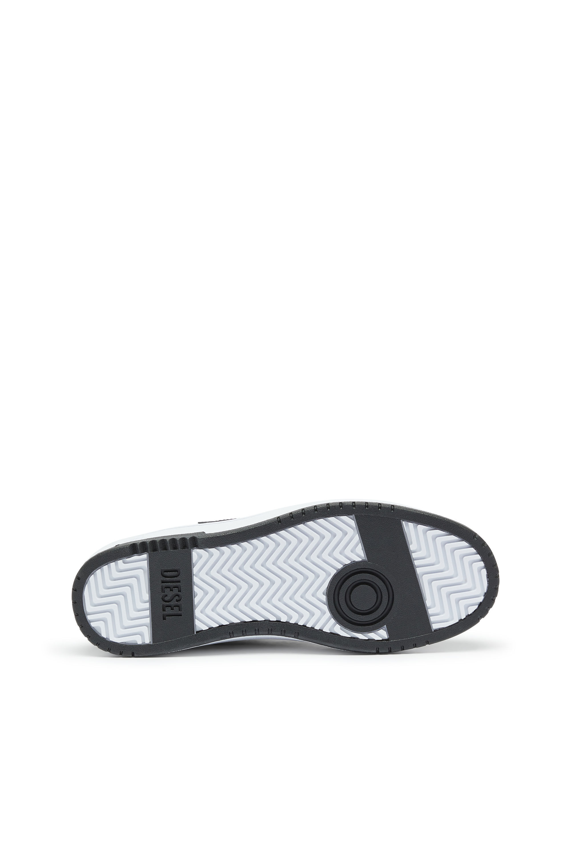 Diesel - S-UKIYO V2 LOW, Man's S-Ukiyo Low-Low-top sneakers in leather and nylon in Black/White - 5