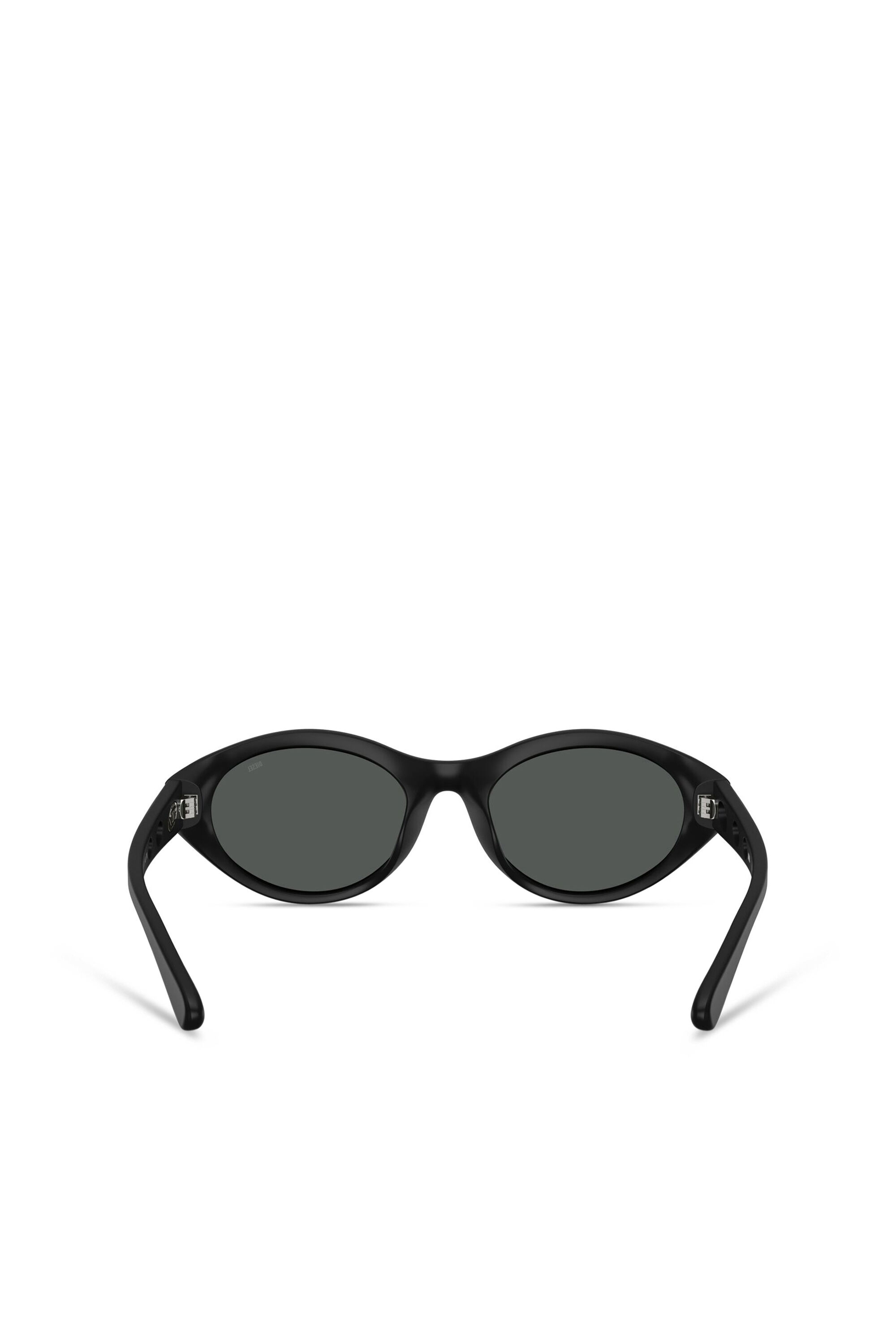 Women's Oval sunglasses | Black | Diesel
