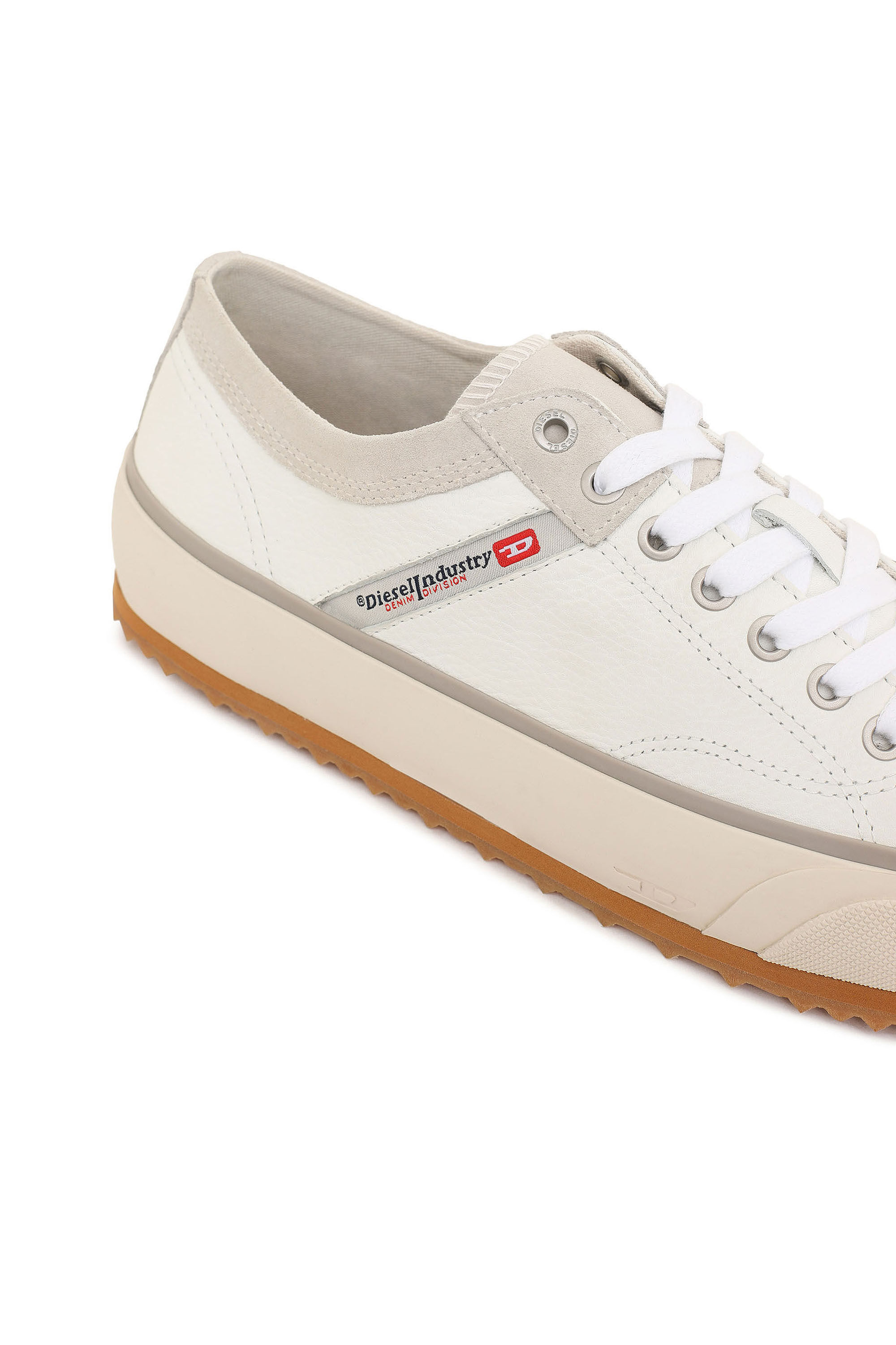 Diesel - S-PRINCIPIA LOW X, Male's S-Principia Low X - Sneakers in leather and suede in White - 6