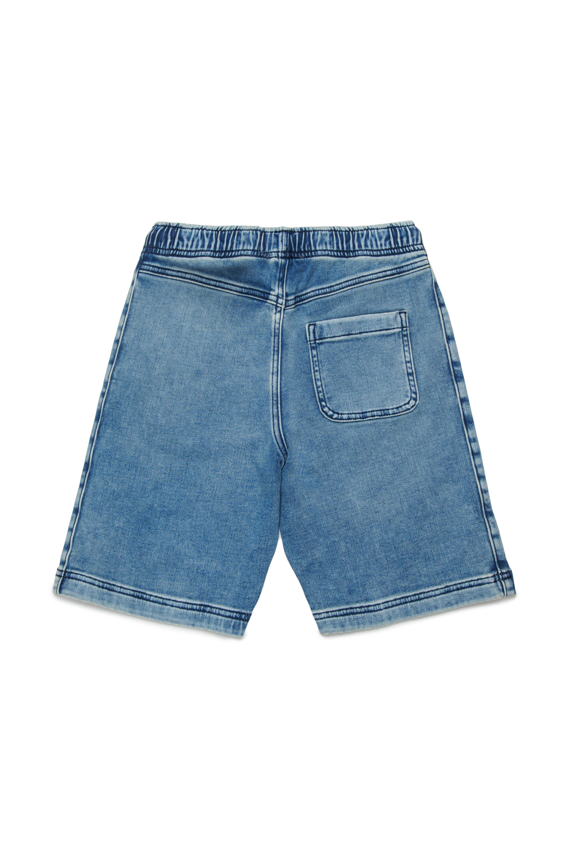 Boy'sDenim shorts with contrast piping | Blue | Diesel HK