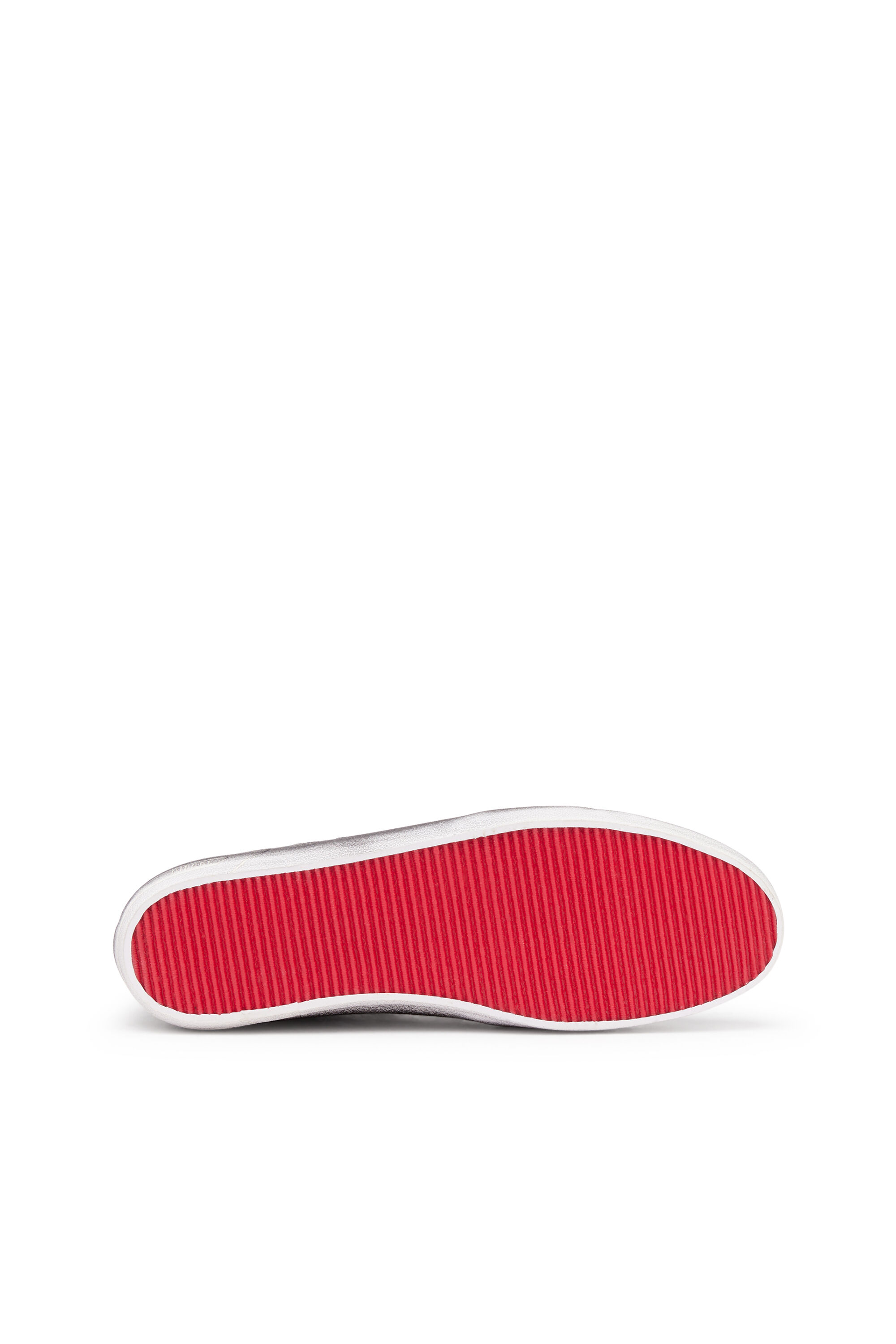Diesel - S-LEROJI LOW, S-Leroji Low-Sneakers en cuir à effet estompé Homme in Noir - 5