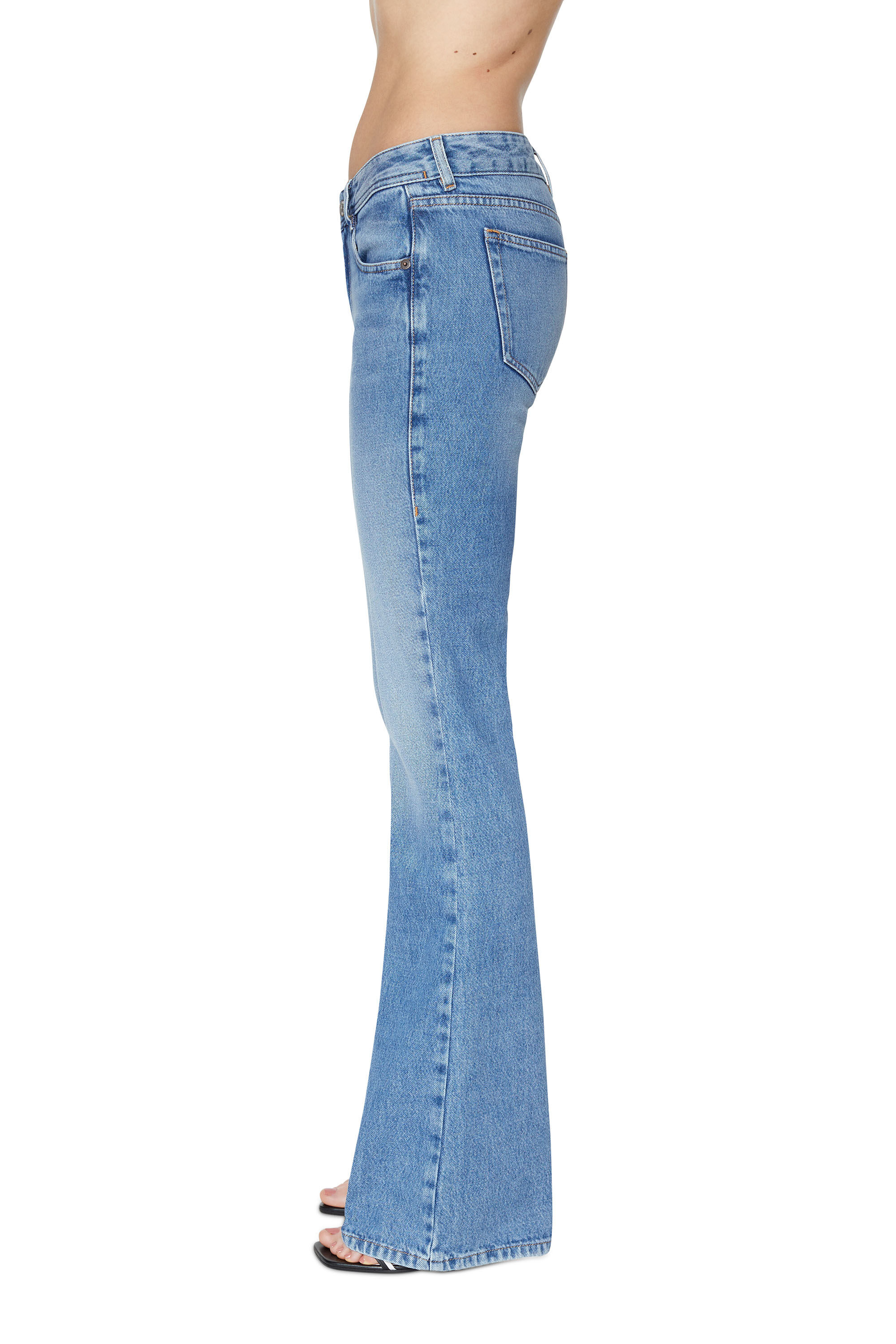 Diesel - Bootcut and Flare Jeans 1969 D-Ebbey 09C16, Female's Bootcut and Flare Jeans - 1969 D-Ebbey in Medium Blue - 6