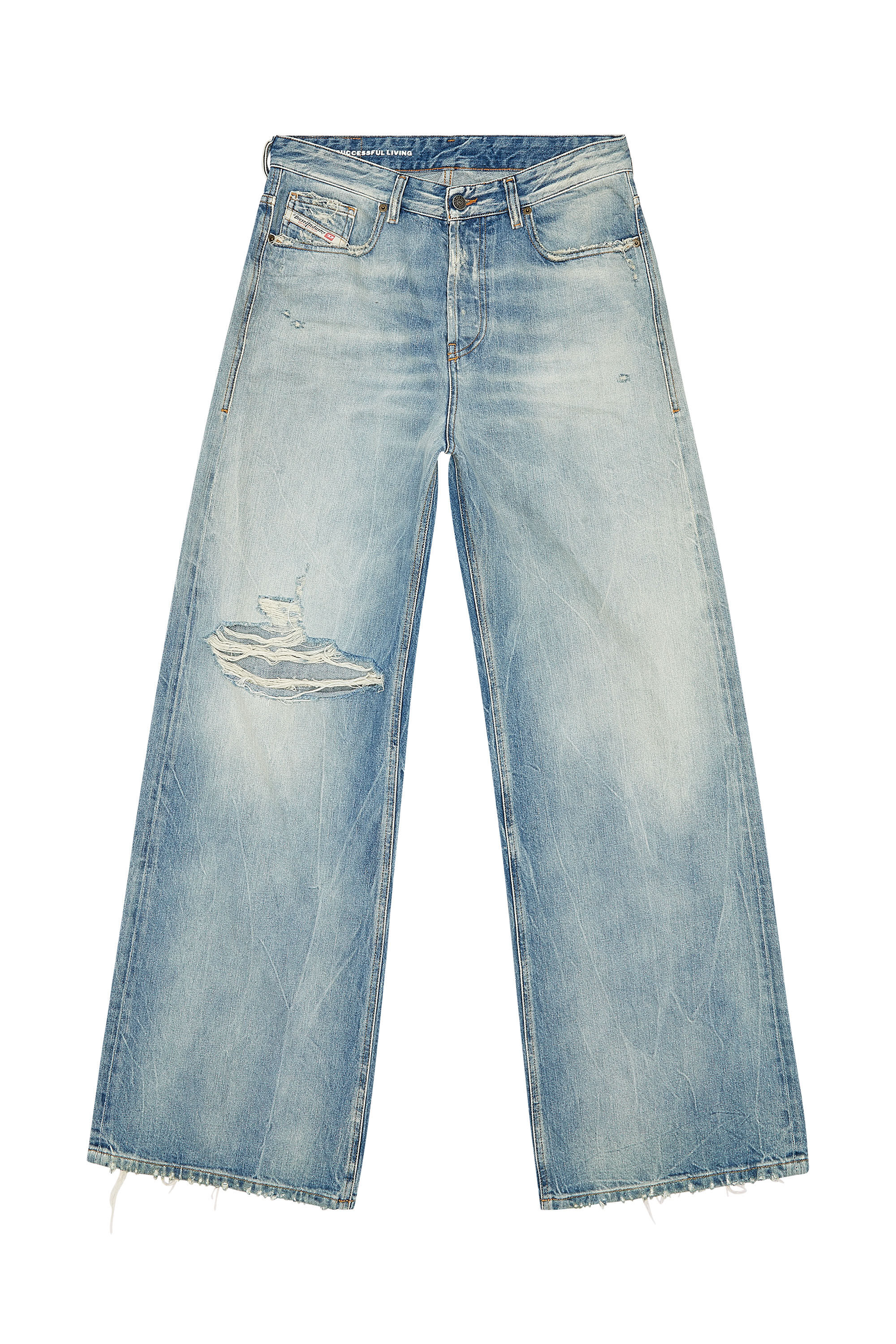 Diesel - Relaxed Jeans 1996 D-Sire 09H58 Femme, Bleu Clair - Image 2