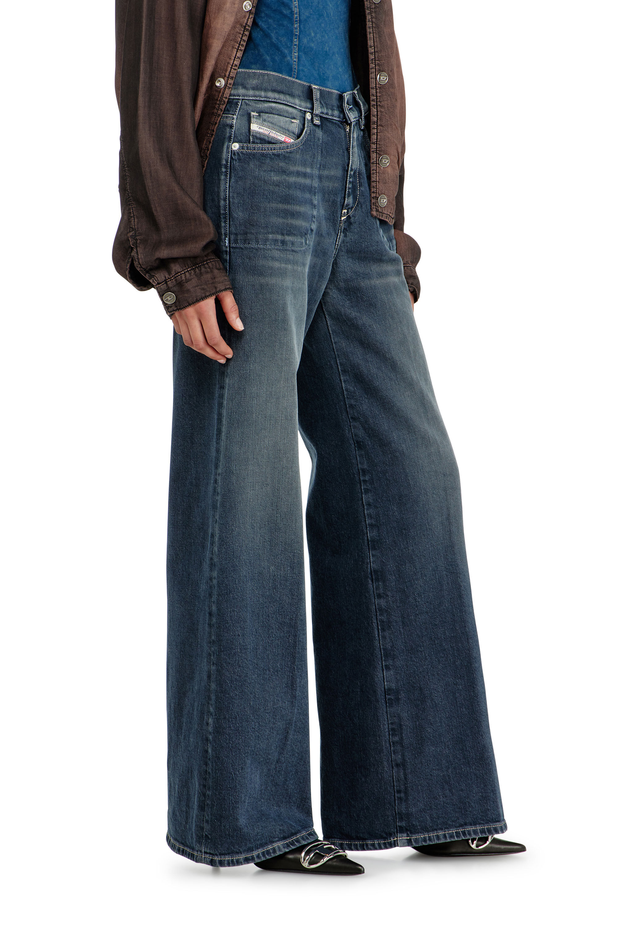 Women's Flare Jeans | Dark Blue | Diesel 1978 D-Akemi