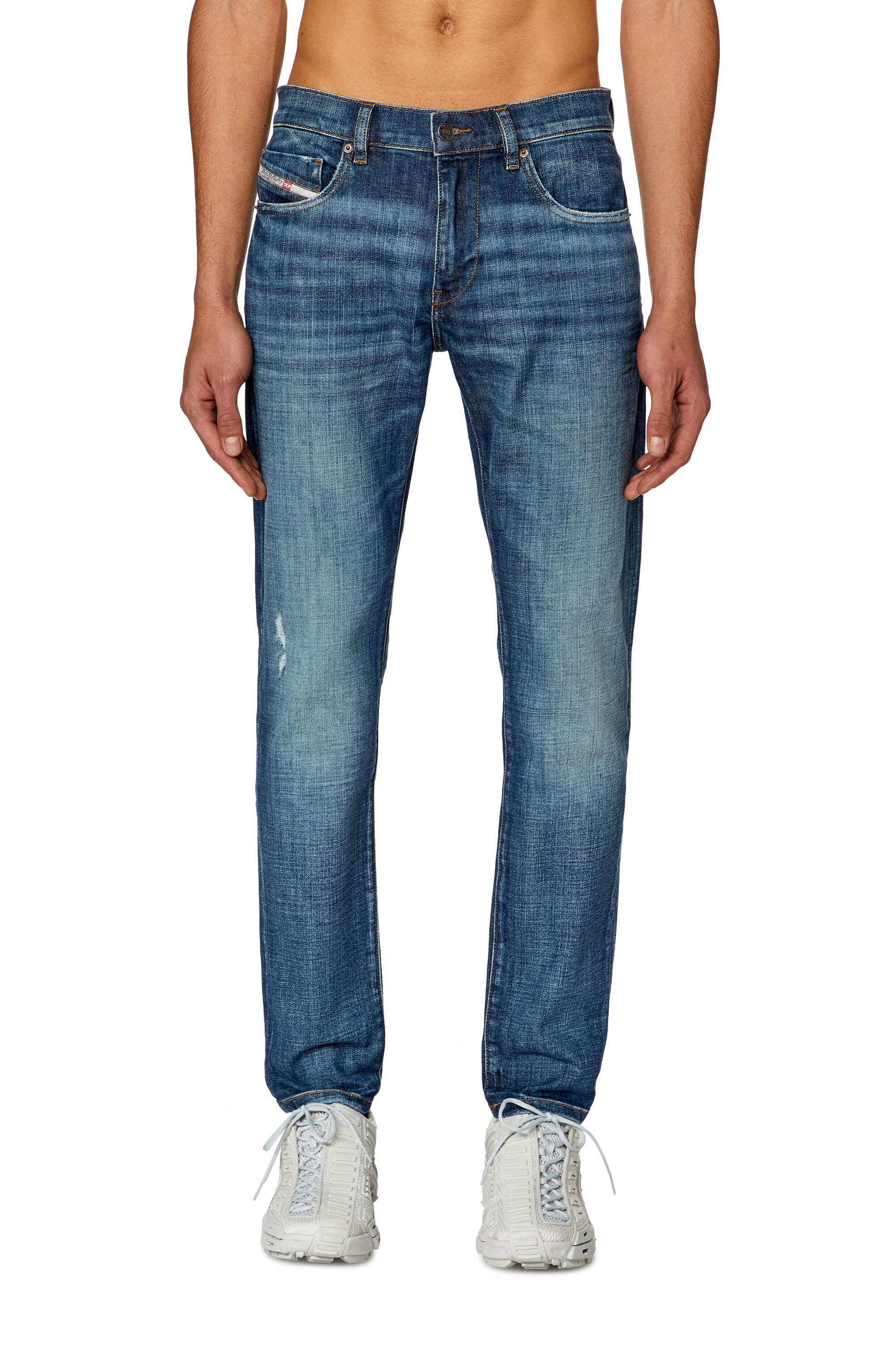 Diesel - Male's Slim Jeans 2019 D-Strukt 0DQAA, Dark Blue - 1