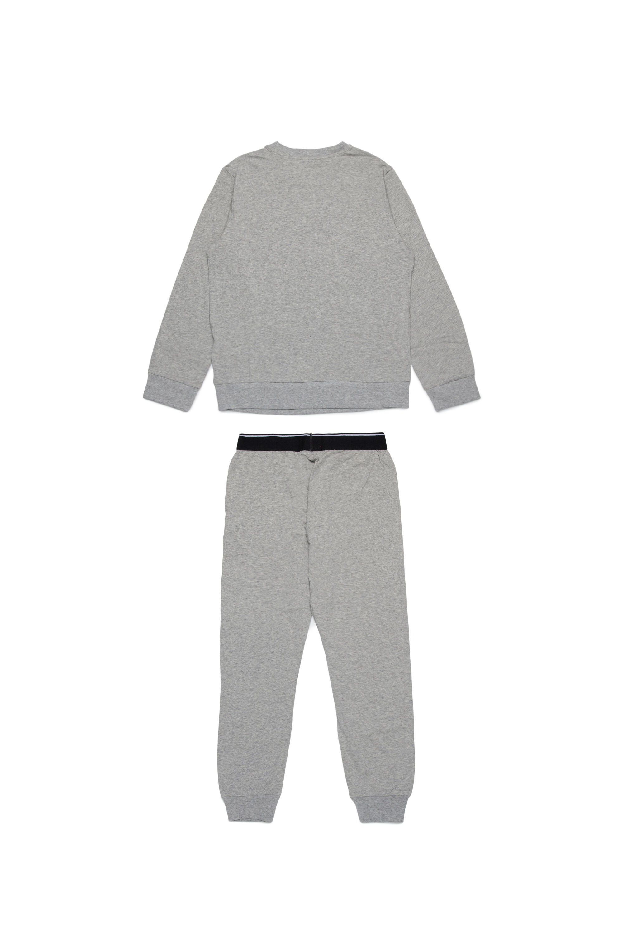 Diesel - UNPELIO, Male's Pyjama set with logo in Grey - 2