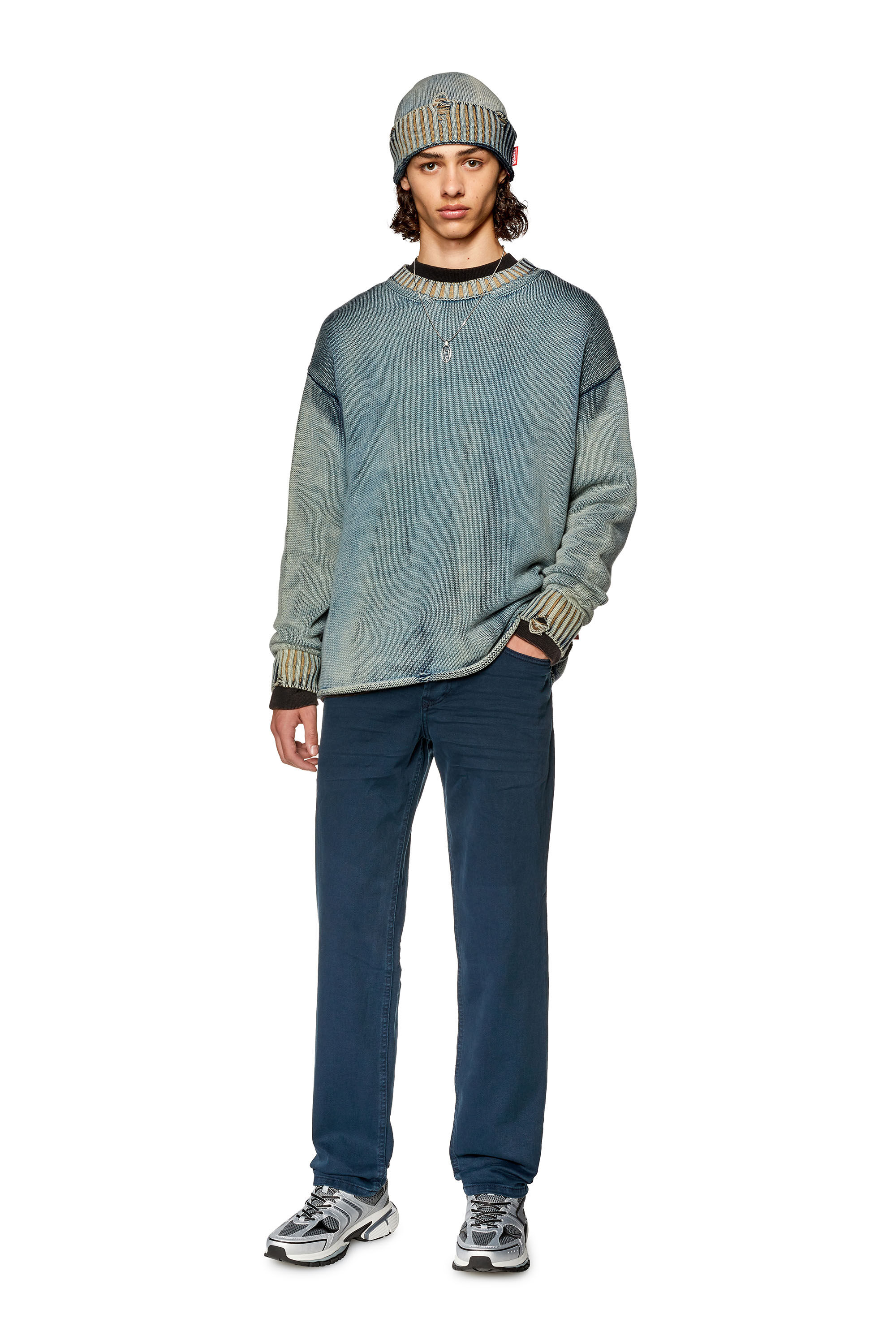 Diesel - Regular Jeans 2023 D-Finitive 0QWTY Homme, Bleu Foncé - Image 1
