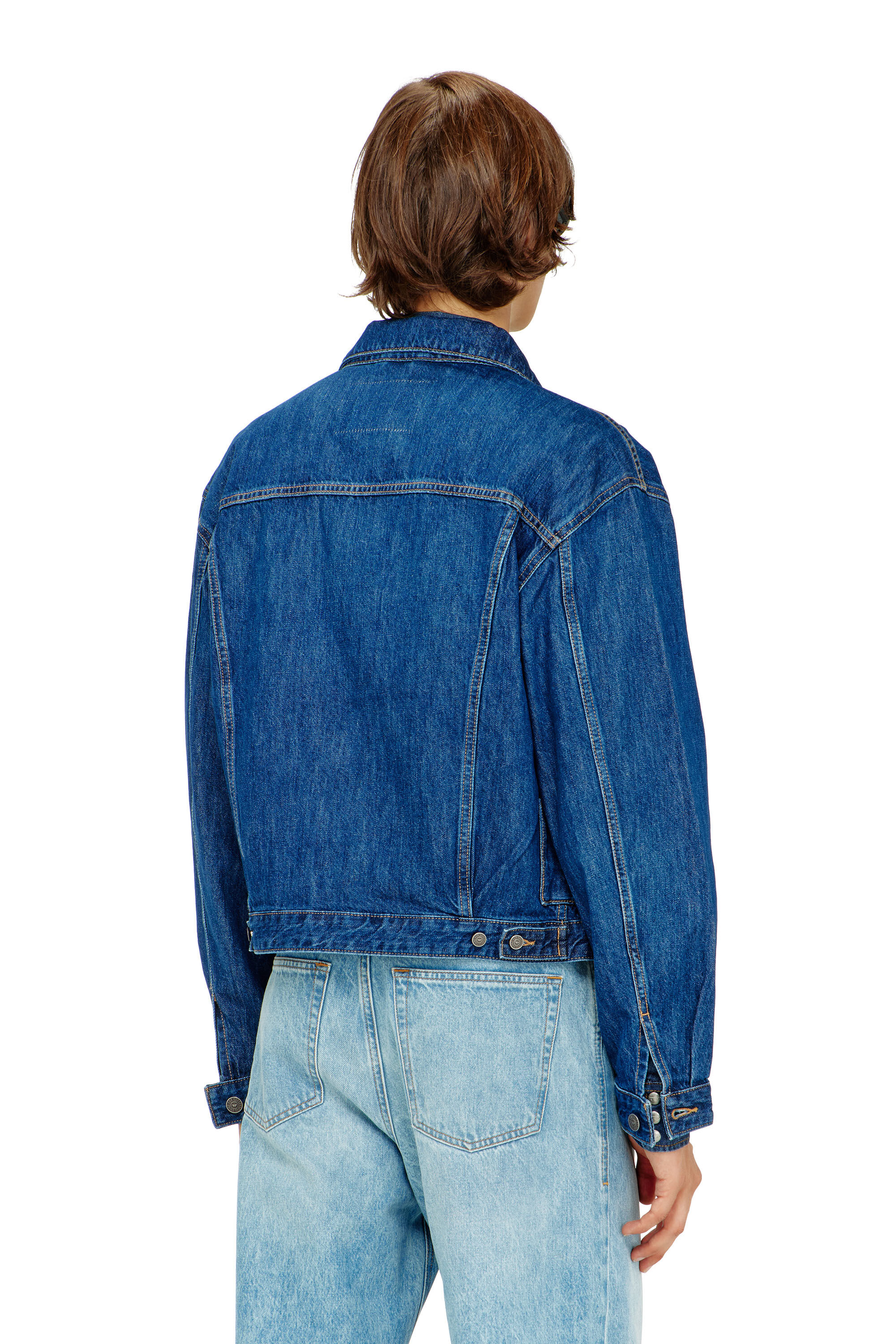 Men's Trucker jacket in denim | Blue | Diesel US