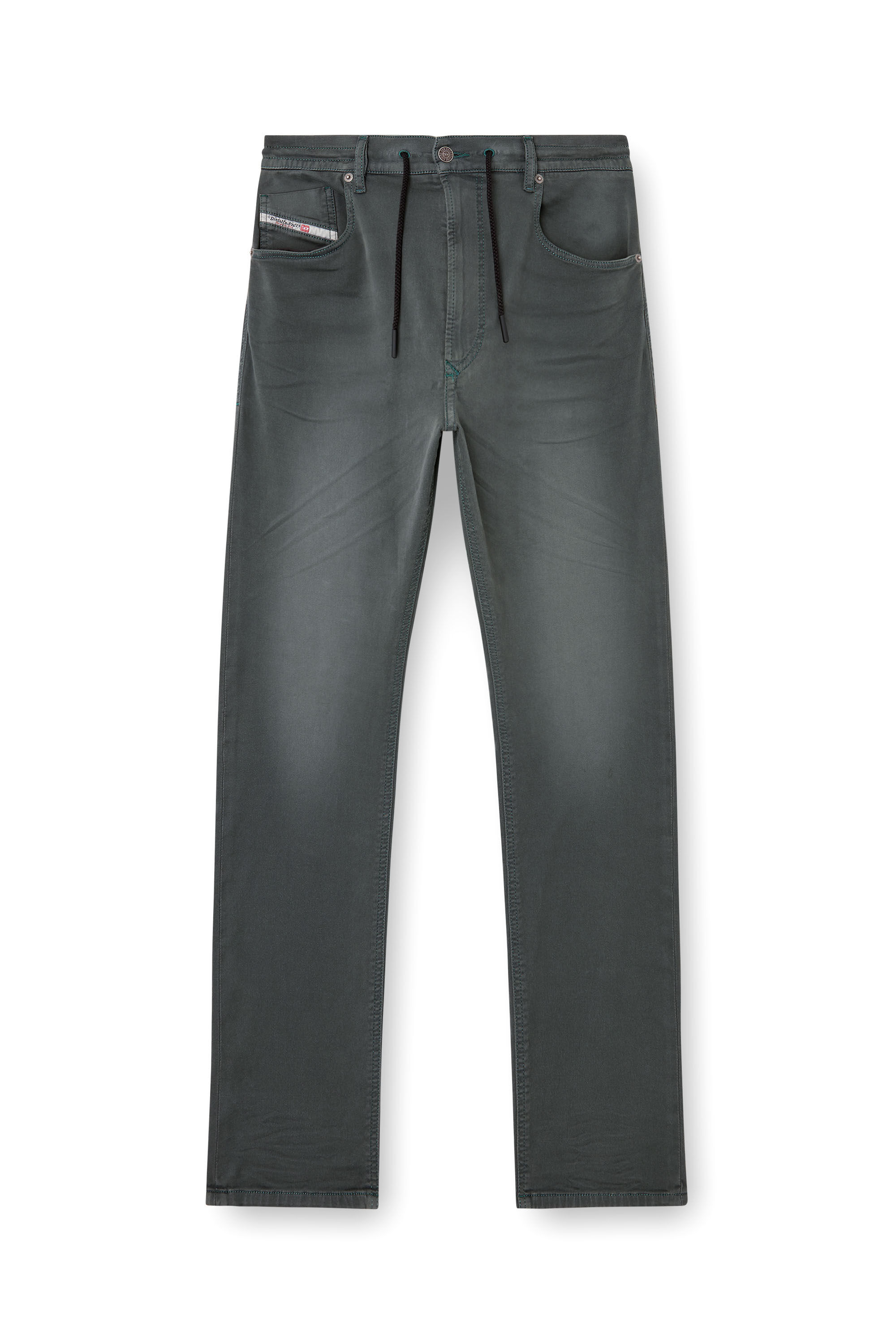 Men's Regular Jeans | Grey | Diesel 2032 D-Krooley Joggjeans®