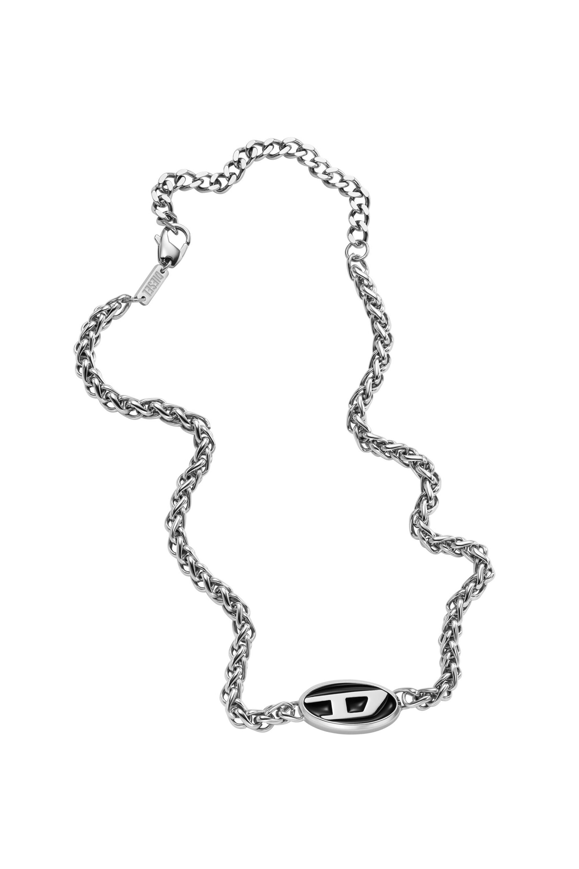 Women's Stainless steel chain necklace | Silver | Diesel