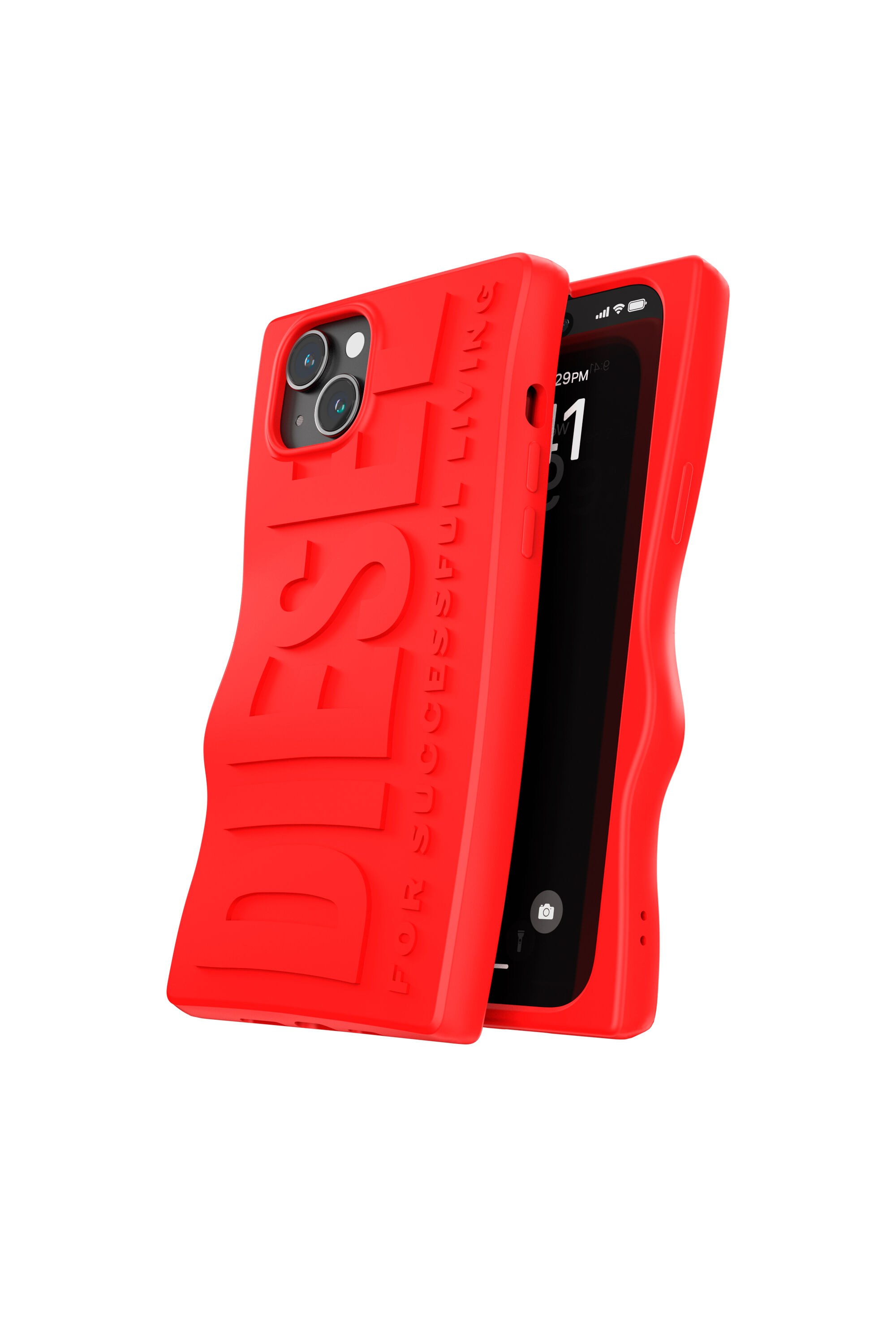 Diesel - 54118 MOULDED CASE, Coque D By iP15 Plus Mixte in Rouge - 3