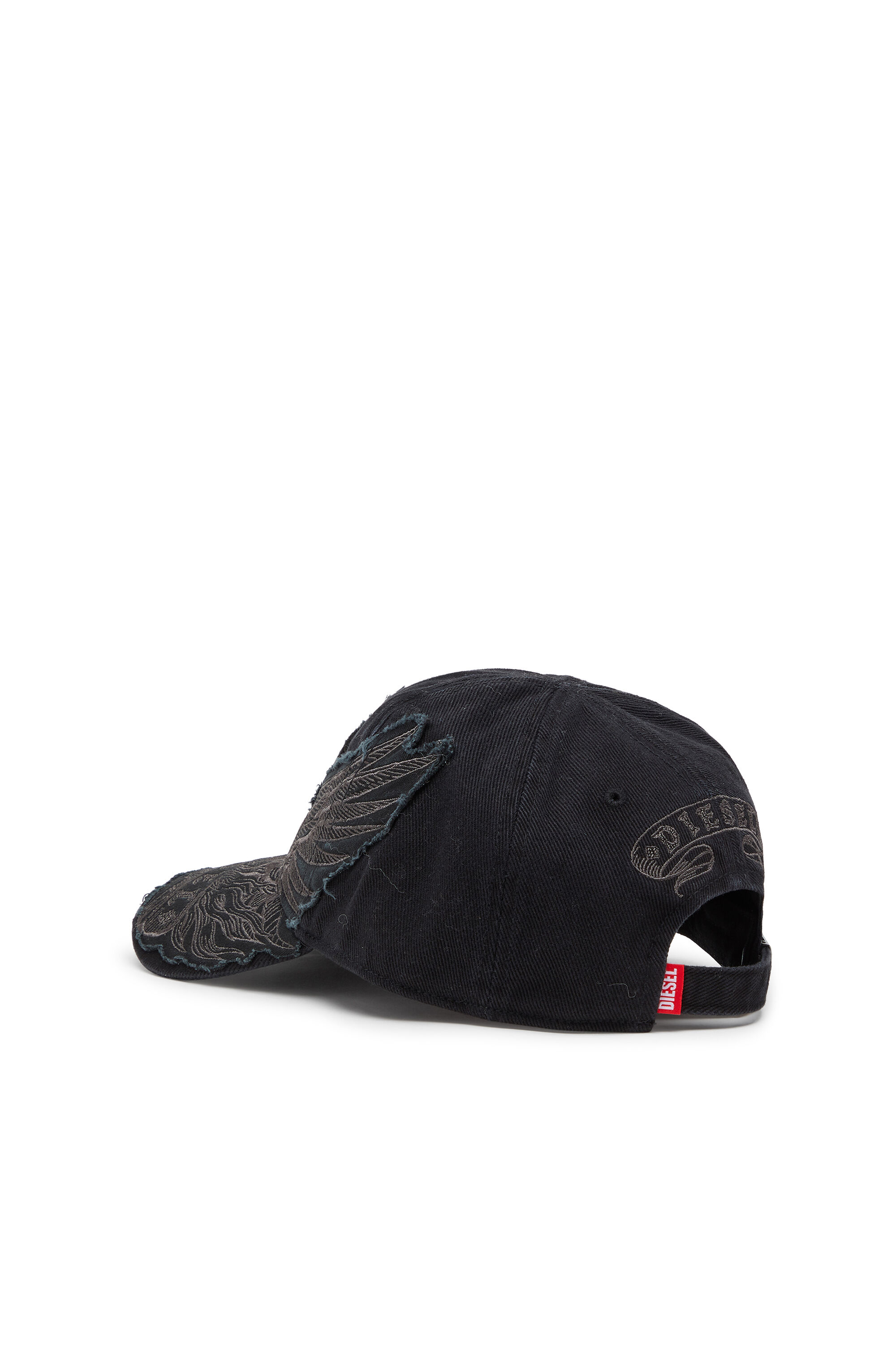 Men's Baseball cap with Phoenix embroidery | Black | Diesel