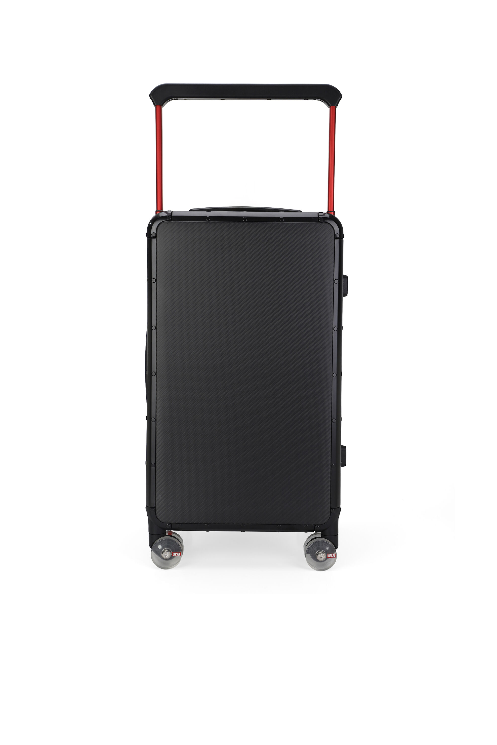 Women's Carbon fiber suitcase size M | Black | Diesel