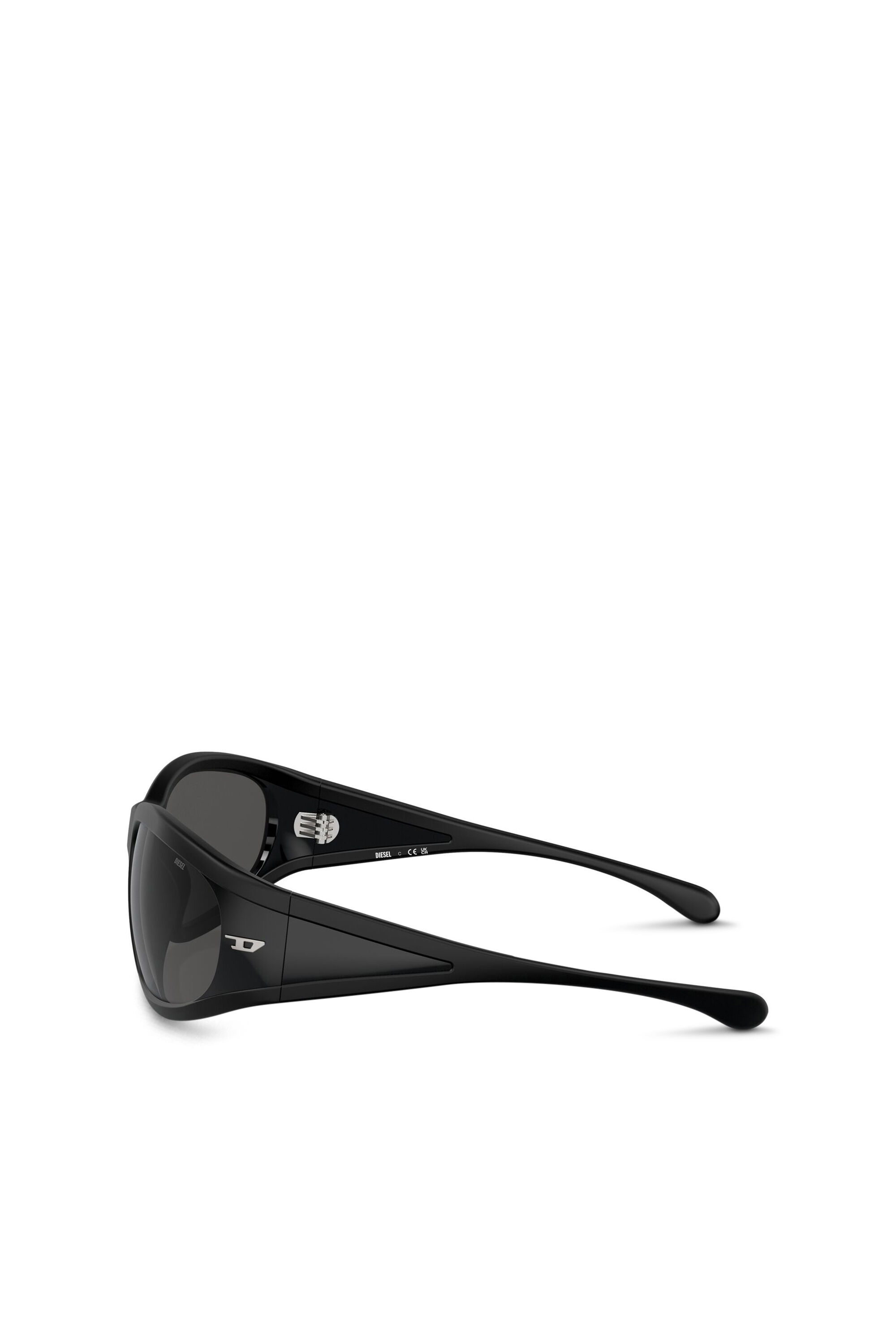 Women's Rectangular sunglasses in acetate | Black | Diesel