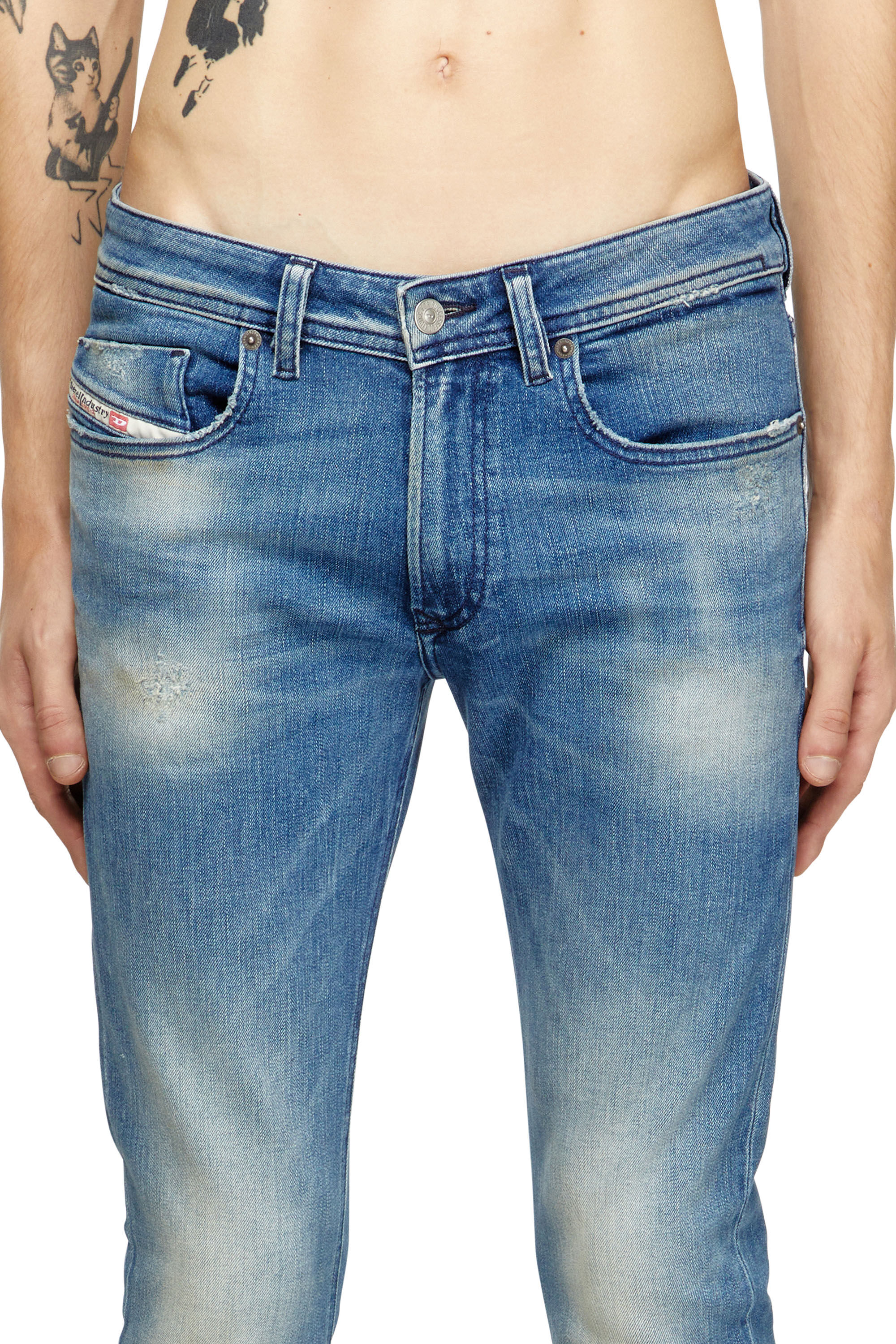 Diesel - Male's Skinny Jeans 1979 Sleenker 0DBDR, Medium Blue - 5
