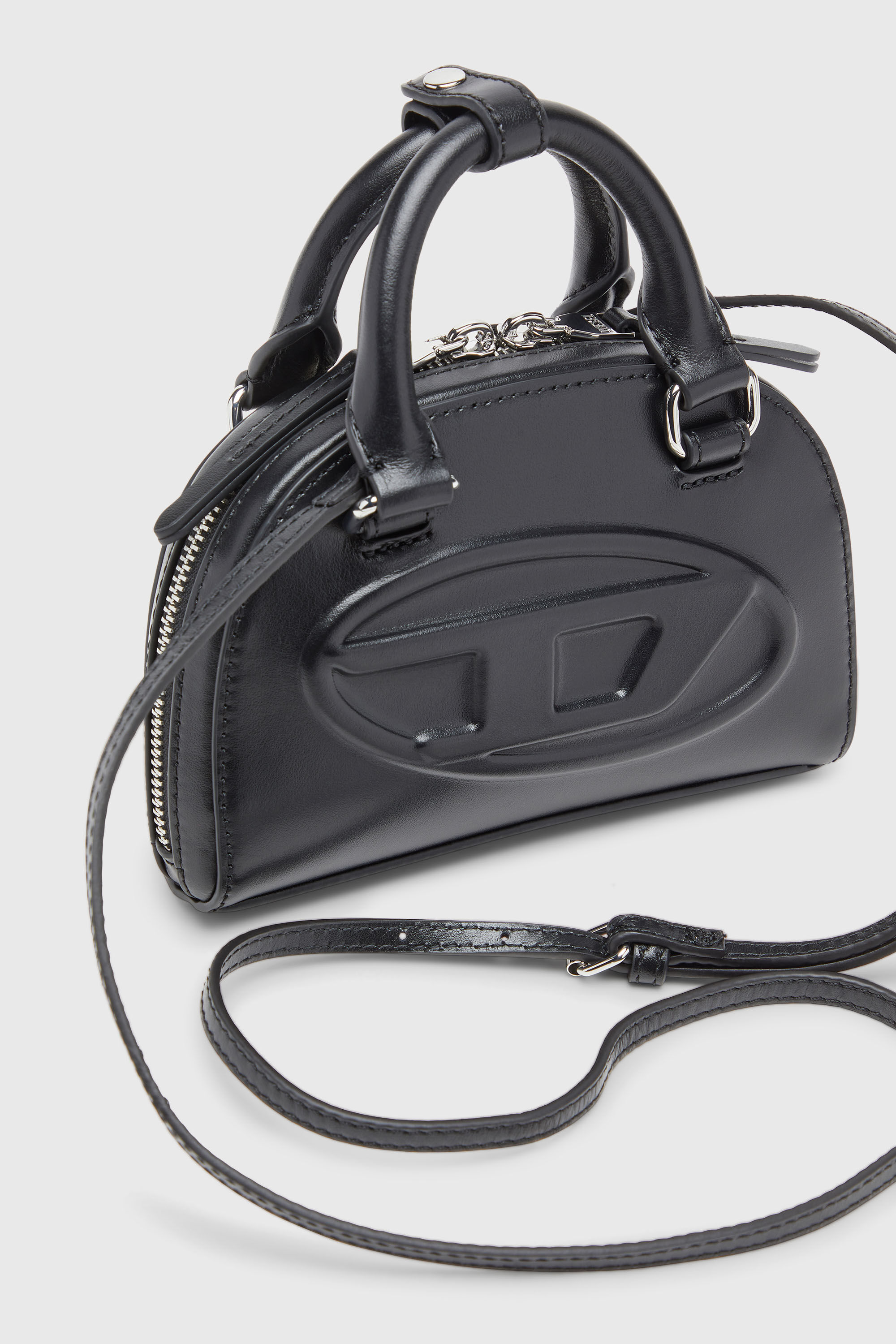 Women's 1DR Dome-Slim bowling bag in nappa leather | Black