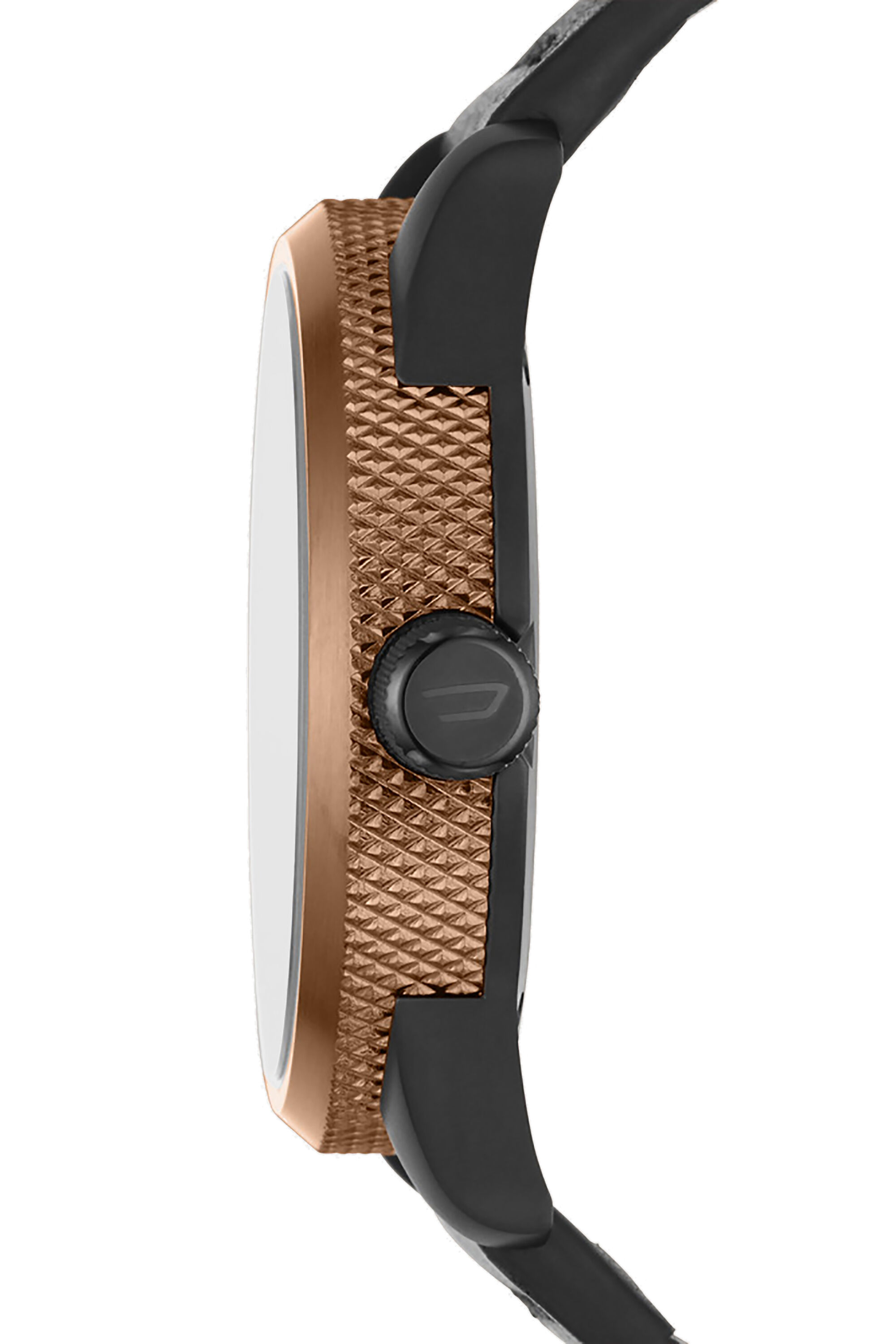 DZ1841 Man: Black watch with copper topring, 46 mm | Diesel