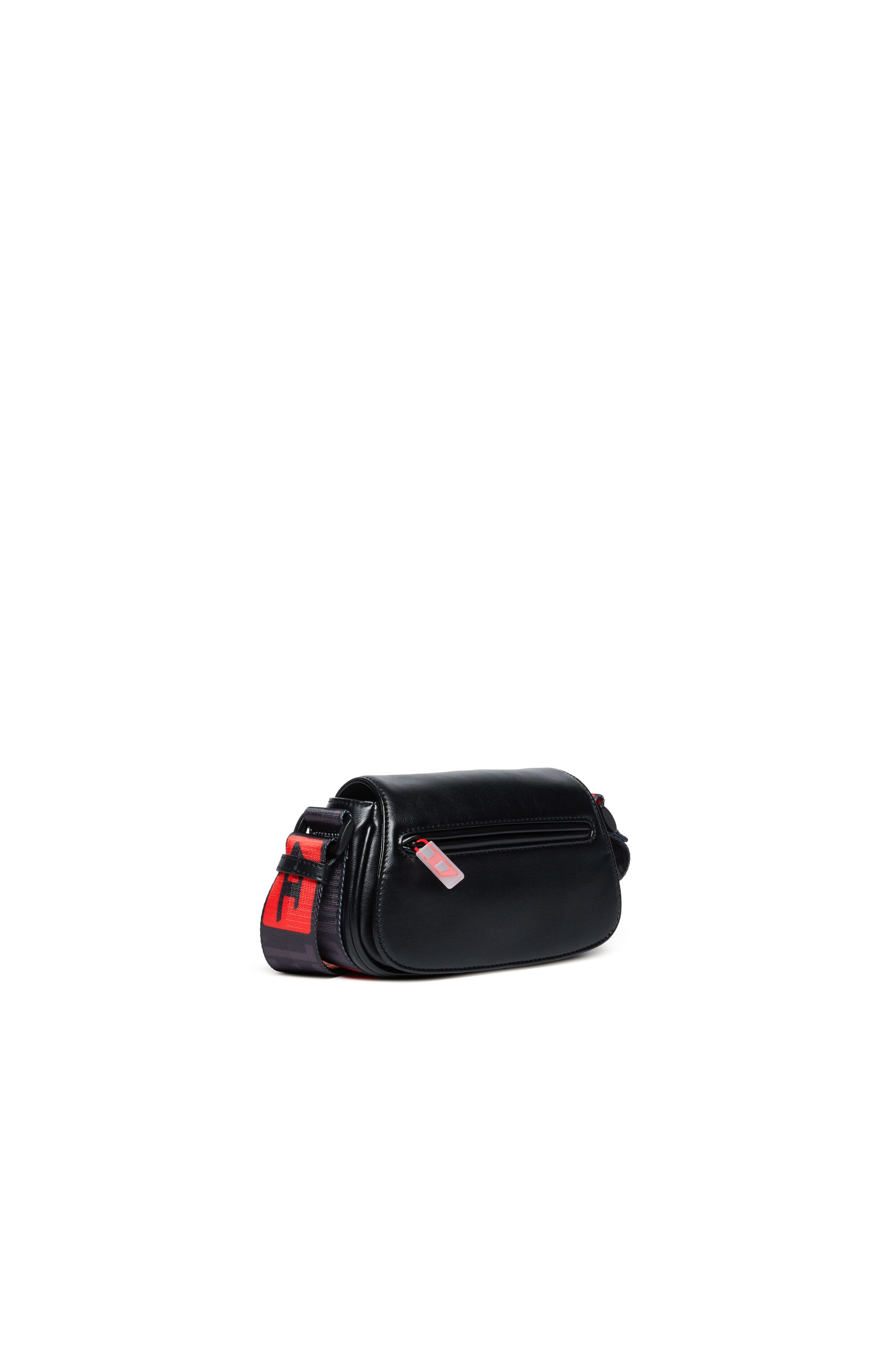 Diesel - CROSSBODY, Female's Crossbody bag with logo strap in Black - 3