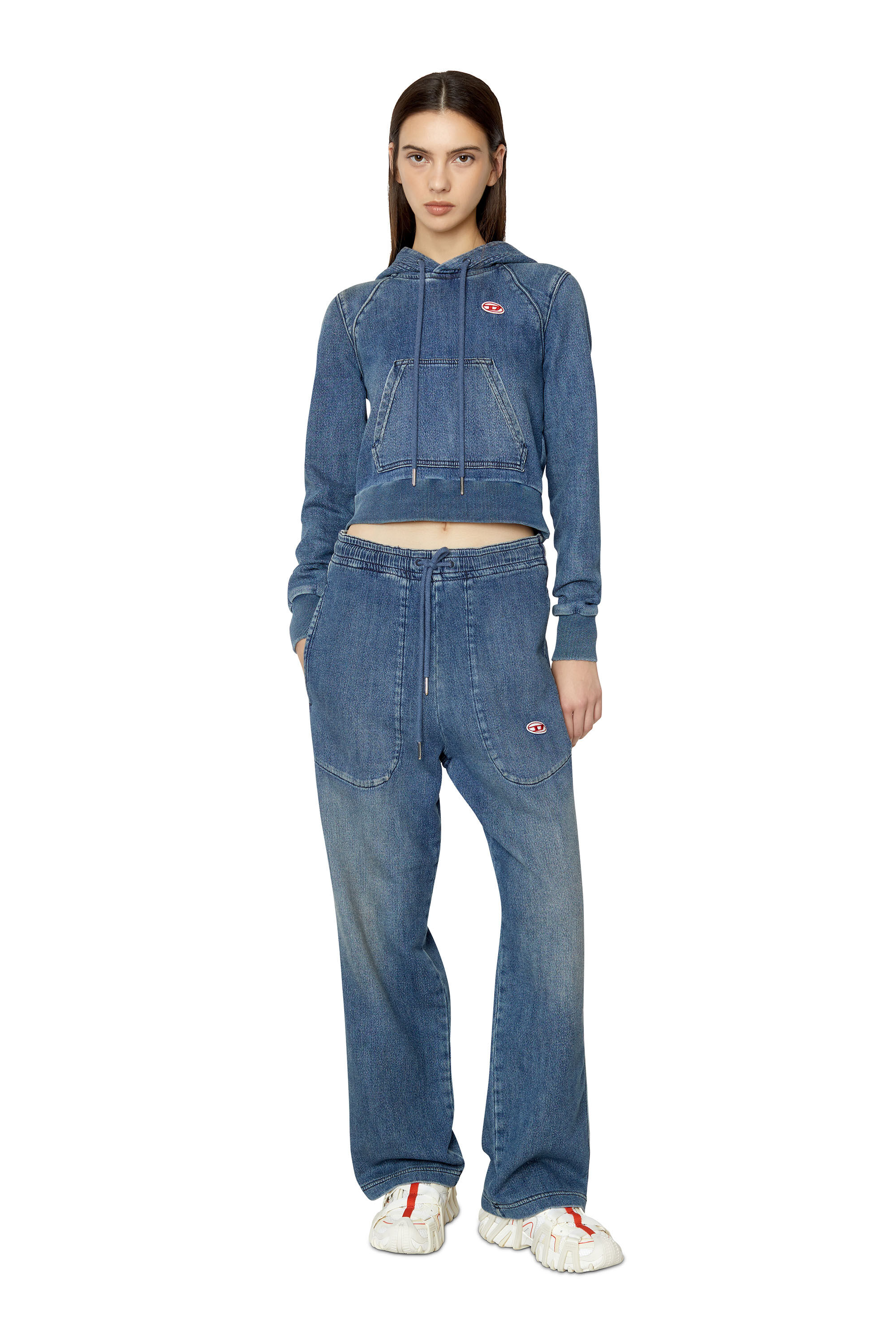 Diesel - S-PROTOTYPE-CR  W, S-Prototype-CR  W - Sneakers avec effet treillis en mesh et en cuir Femme in Polychrome - 7