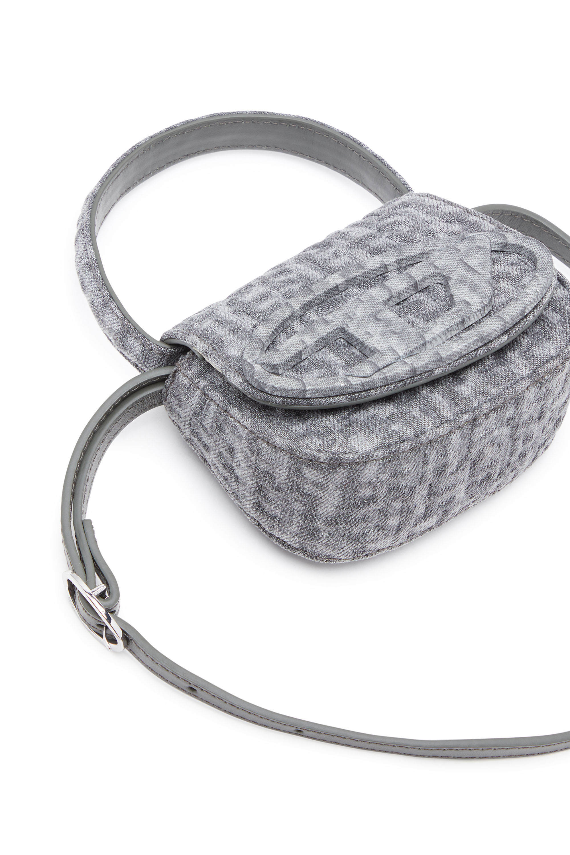1DR XS Woman: Mini bag in monogram denim | Diesel